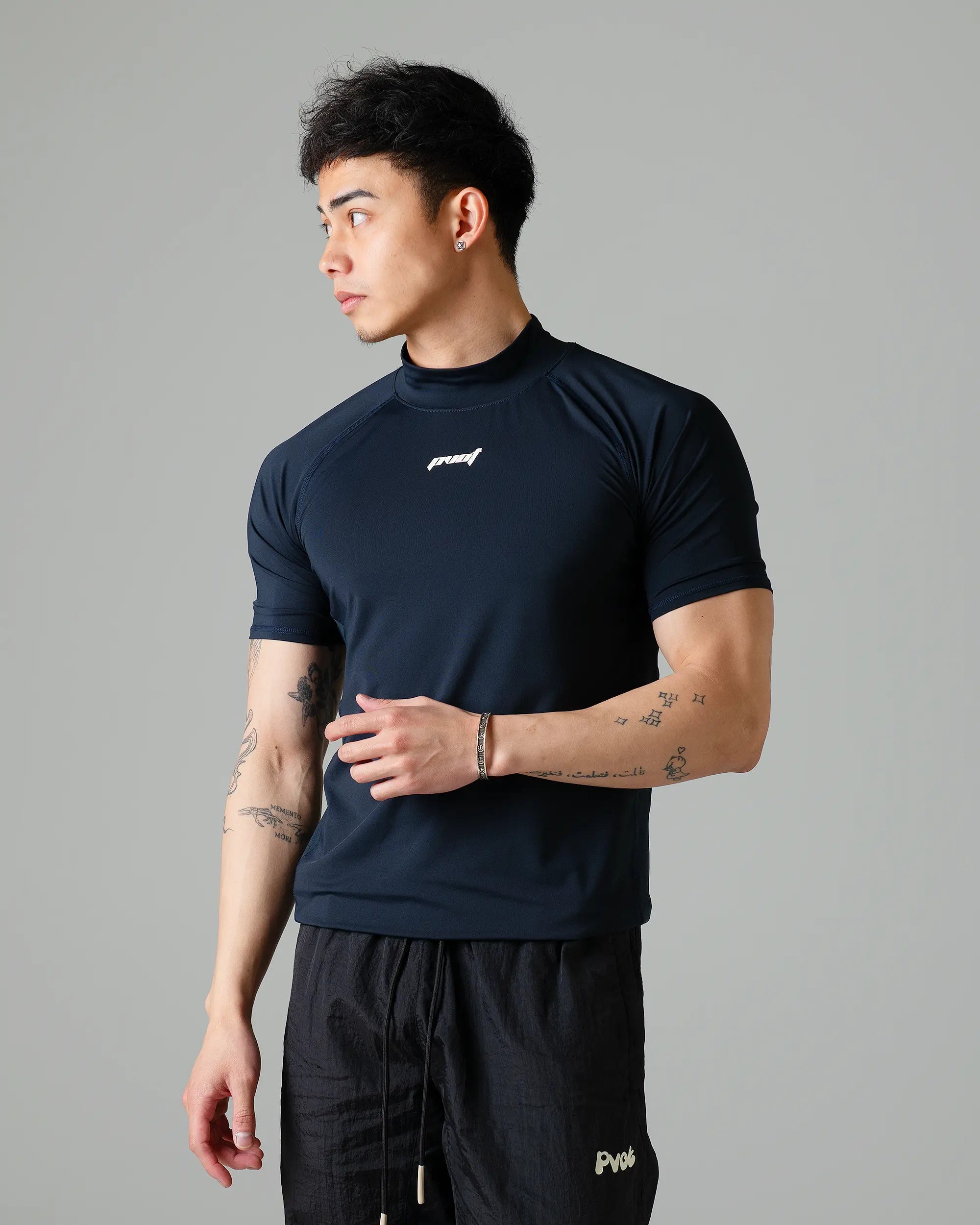 Pvot Compression T-Shirts (Dark Navy)
