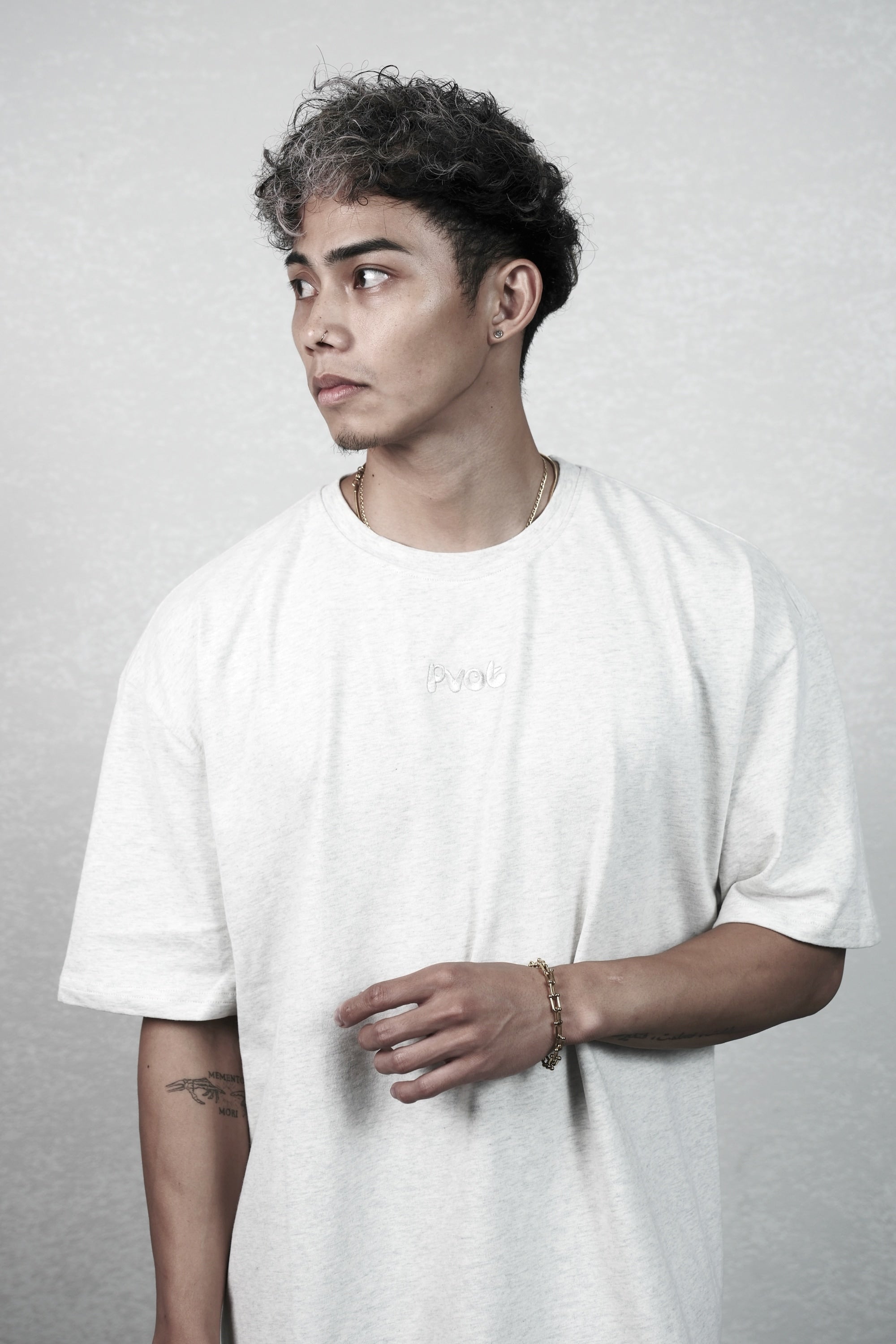 Pvot Core Classic T-shirts (Marble White)