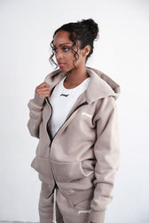 Pvot "OG" Zip Hoodie (Sand Beige)