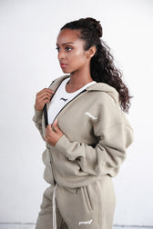 Pvot "OG" Zip Hoodie (Pastel Olive)