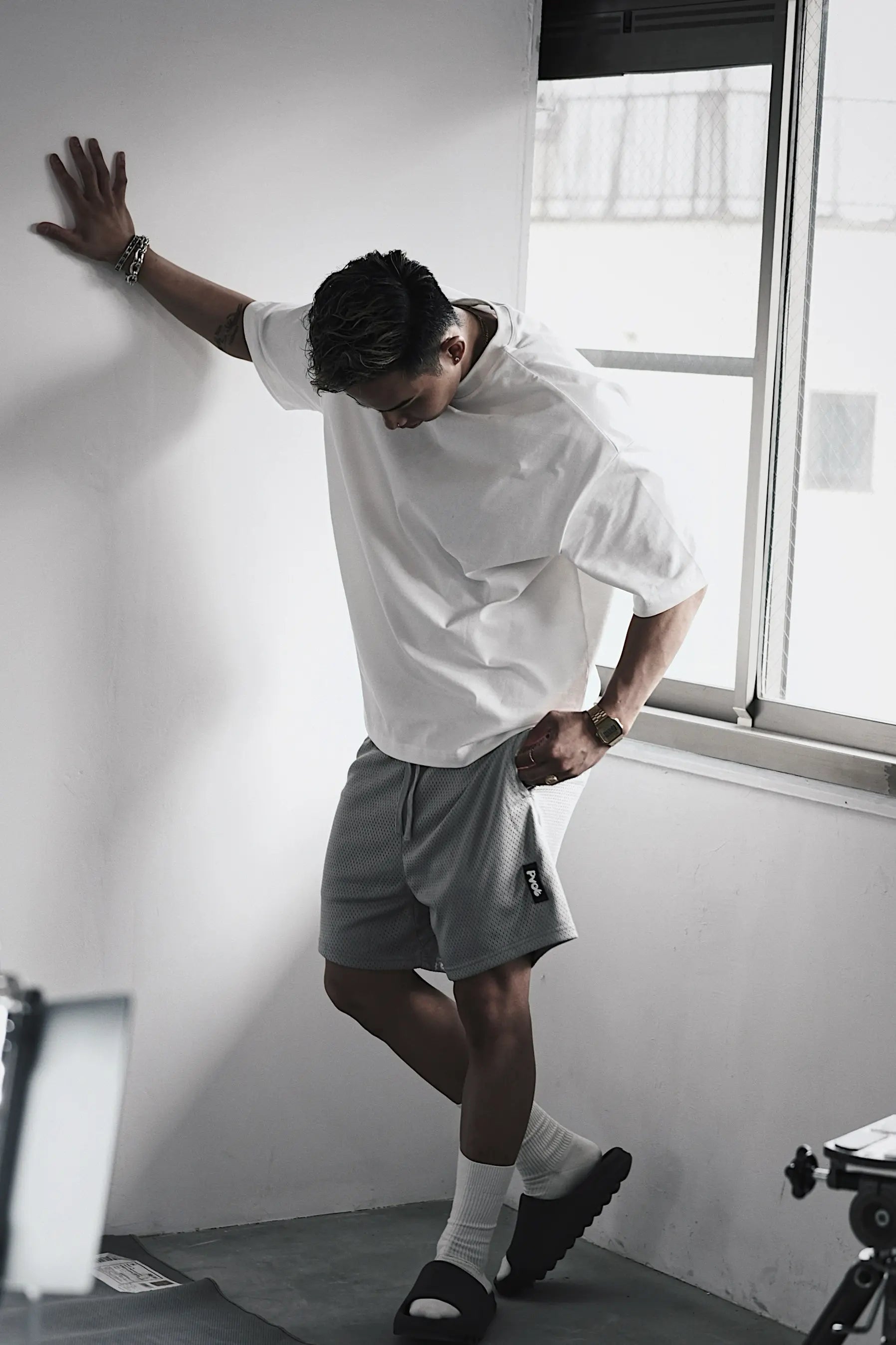 Pvot Signature Over-sized T-Shirts (White)