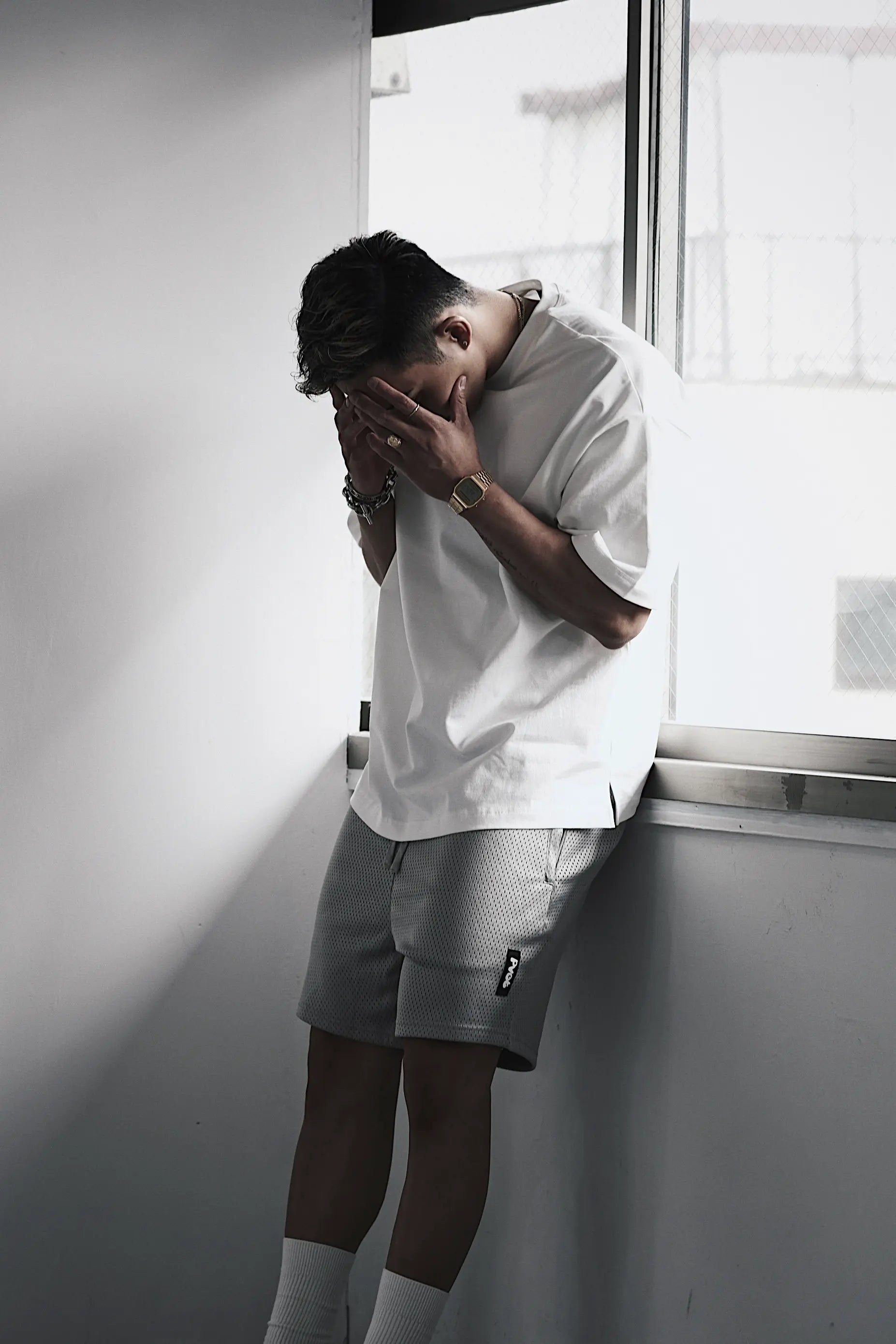 Pvot Signature Over-sized T-Shirts (White)