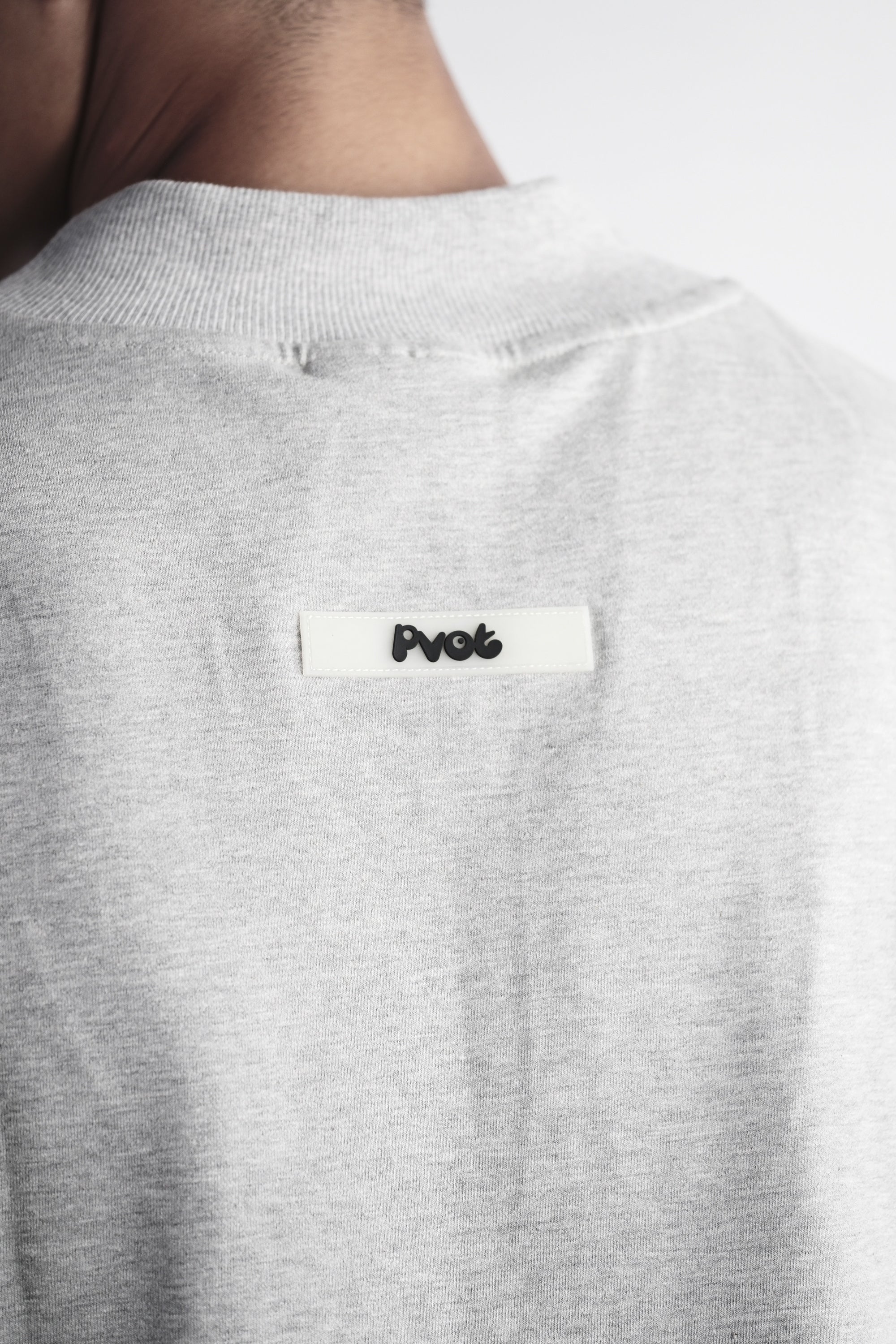 Pvot Mock Neck T-Shirts (Gray)
