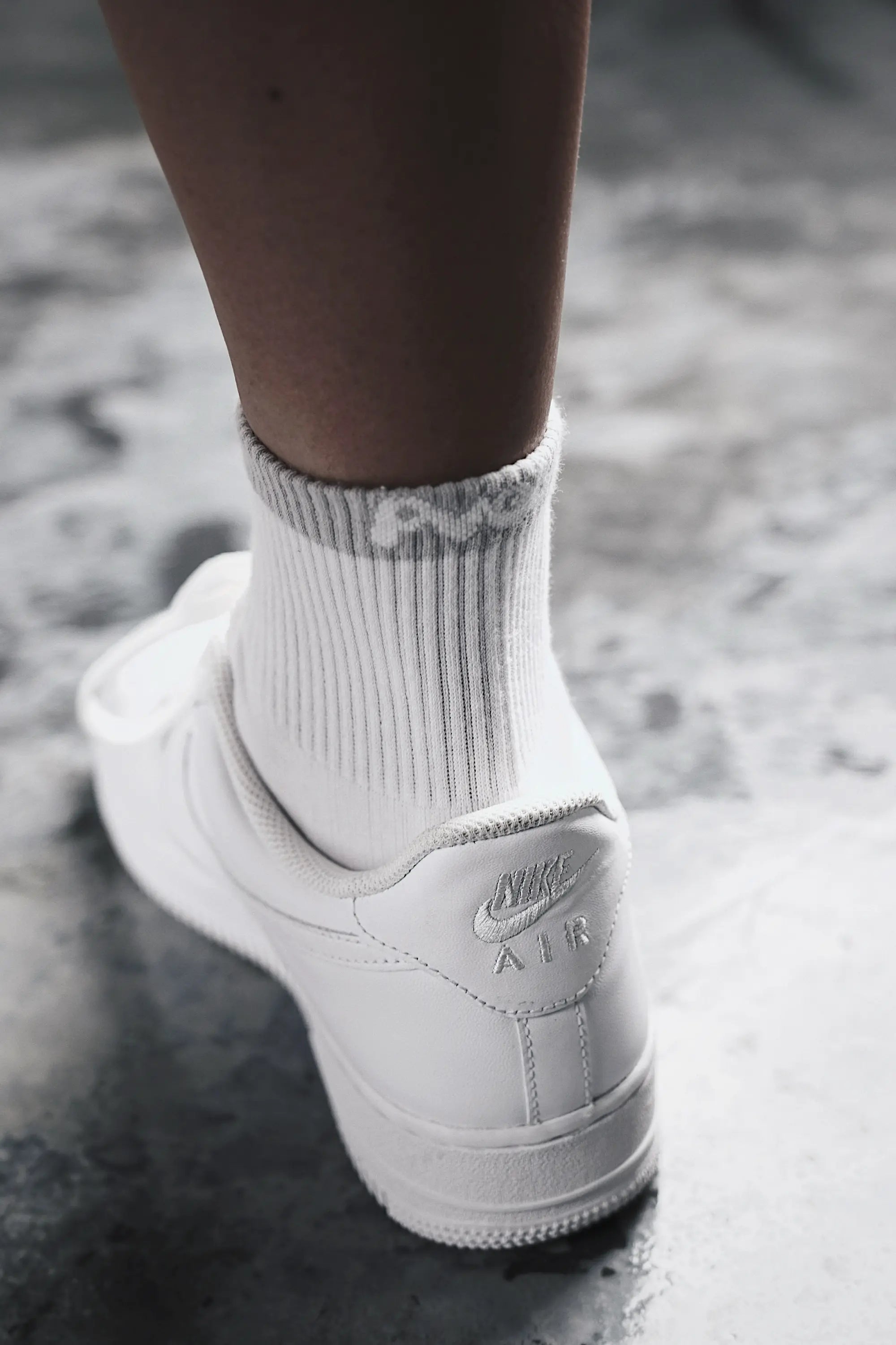 Pvot Mlatt Short Socks (White - Gray)
