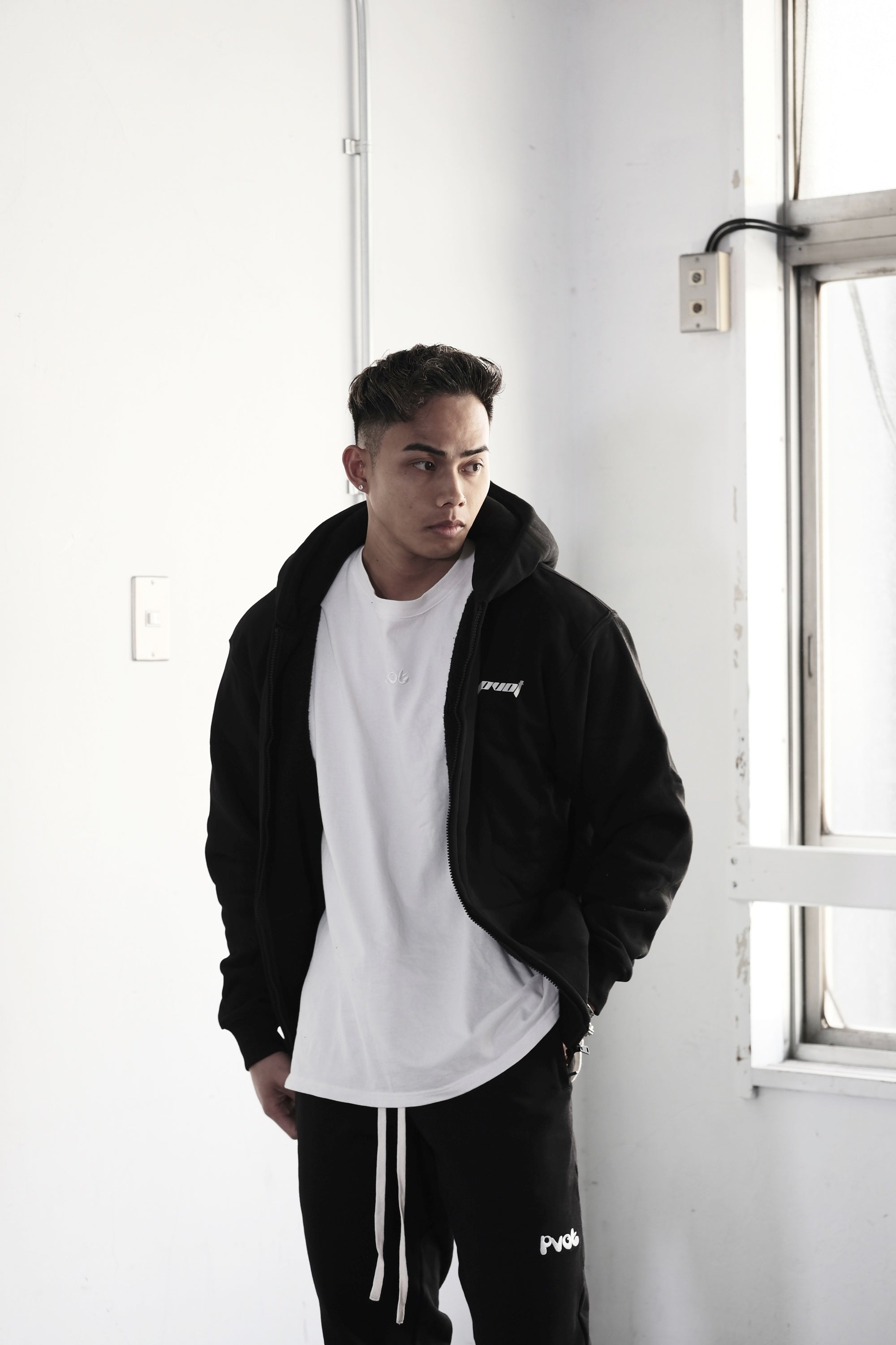 Pvot "OG" Zip Hoodie (Black)