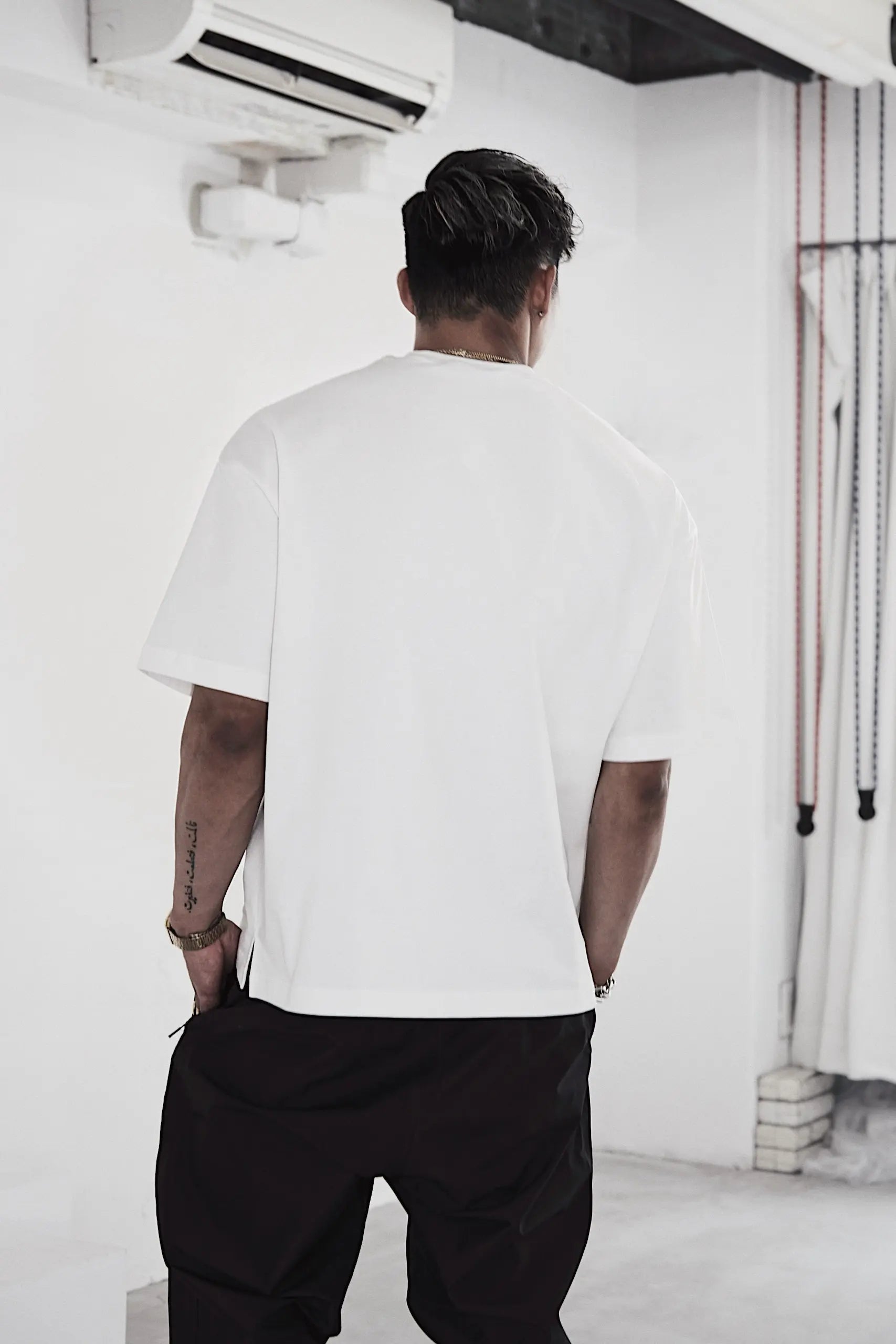 Pvot Signature Over-sized T-Shirts (White)