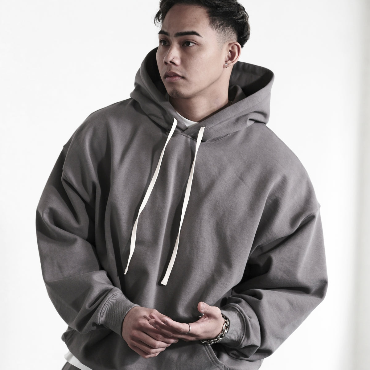 Pvot N-Basic Hoodie (Charcoal Gray)