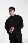 Pvot Mock Neck Long Sleeve T-Shirts (Black)