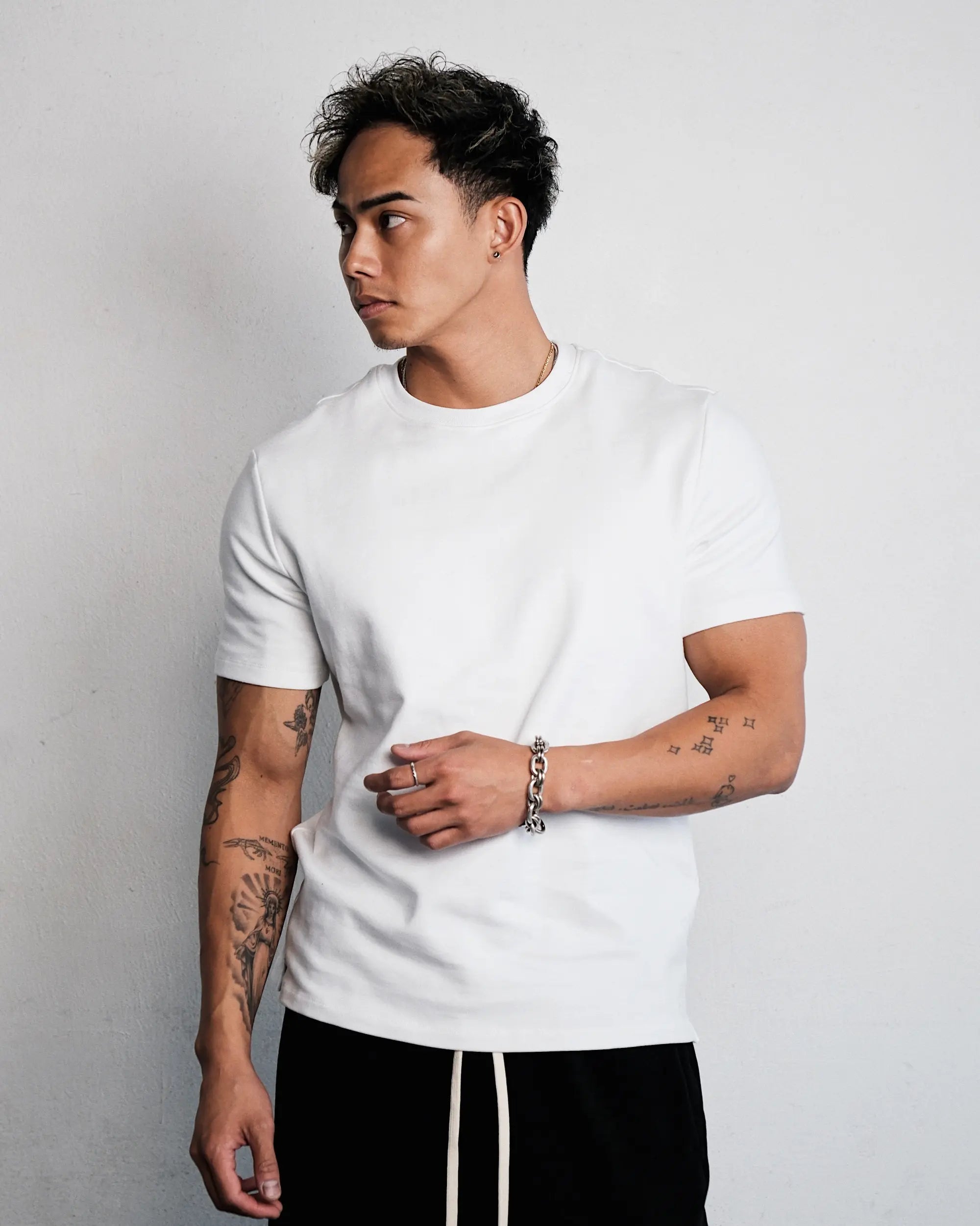 Pvot Flex Weight Athleisure T-Shirts (Off White)