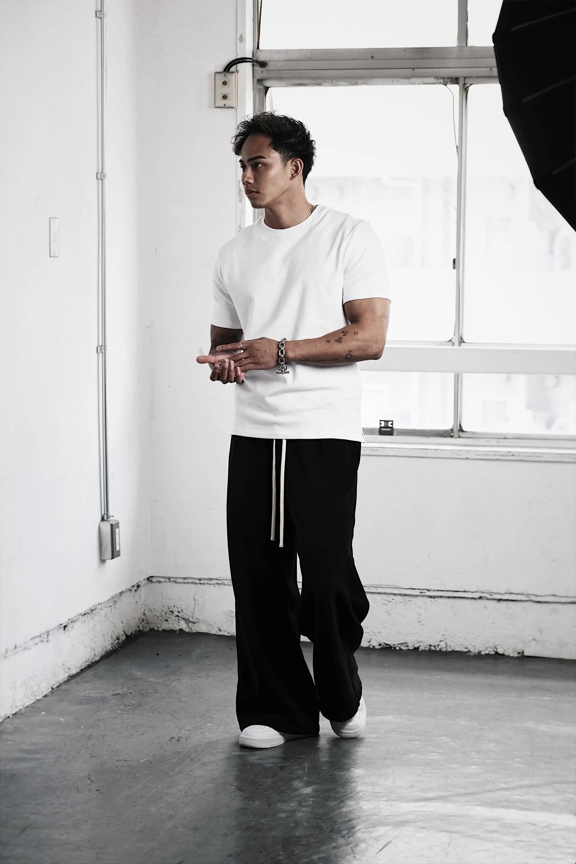 Pvot Flex Weight Athleisure T-Shirts (Off White)