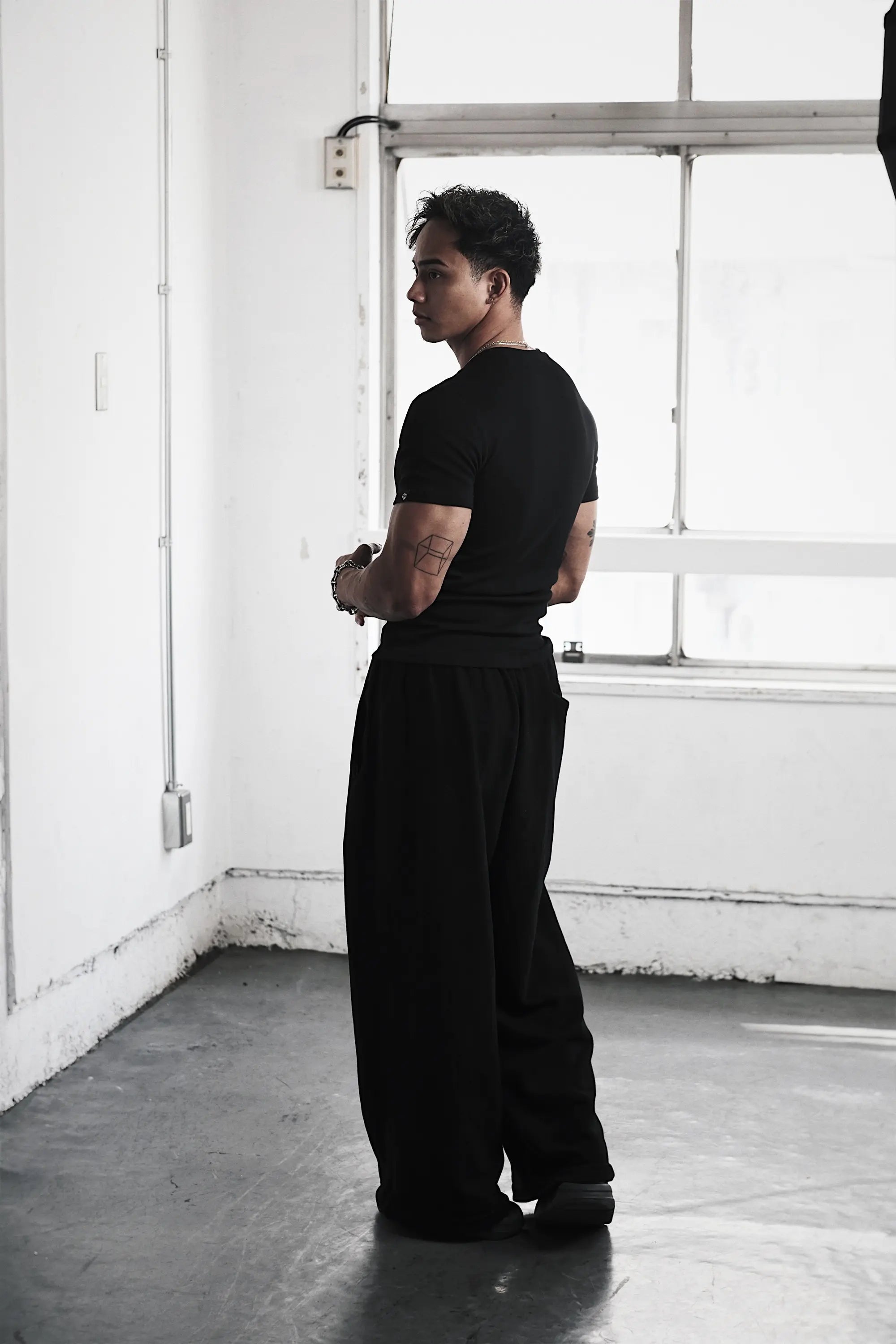 Pvot Muscle Rib T-Shirts (Black)