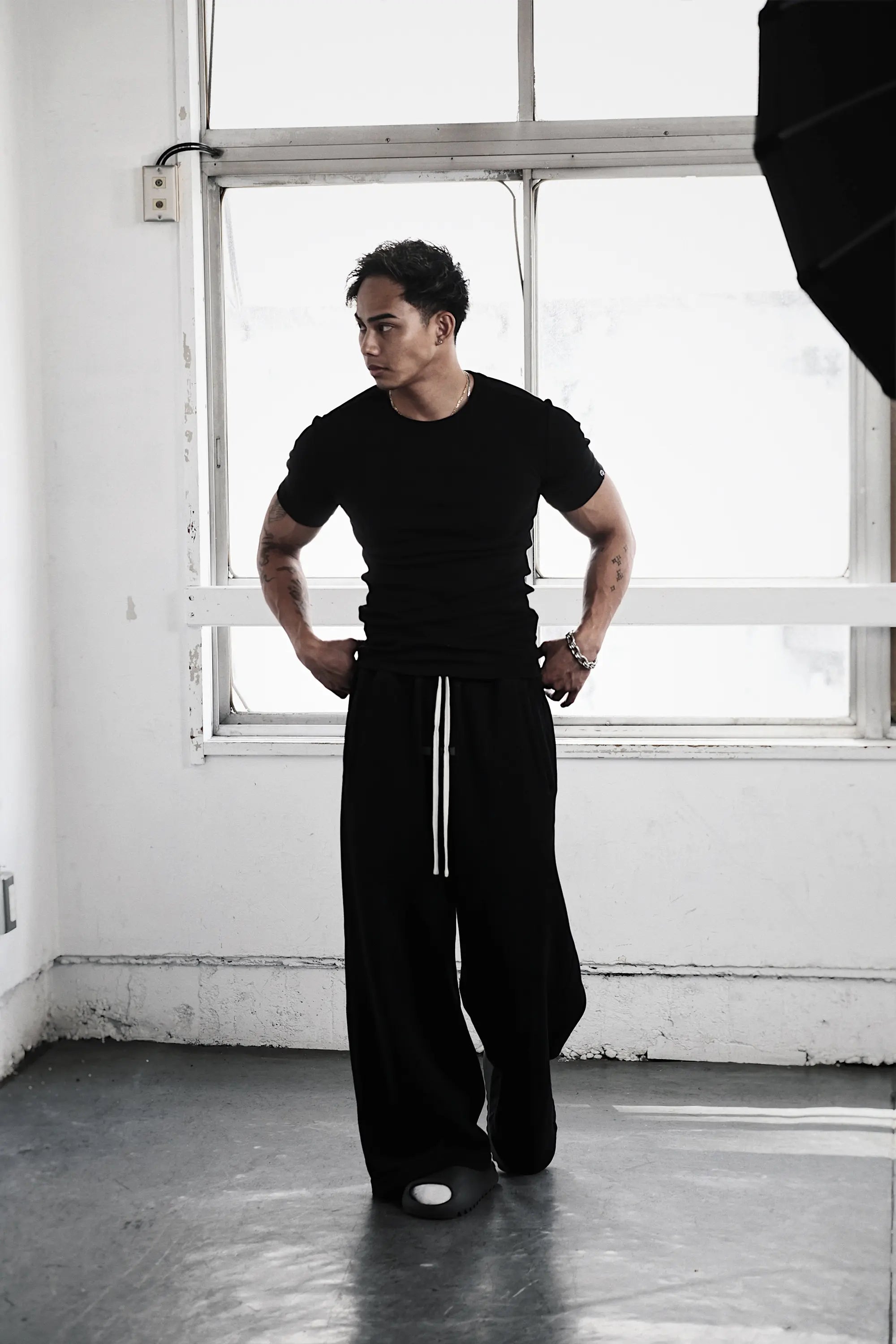 Pvot Muscle Rib T-Shirts (Black)