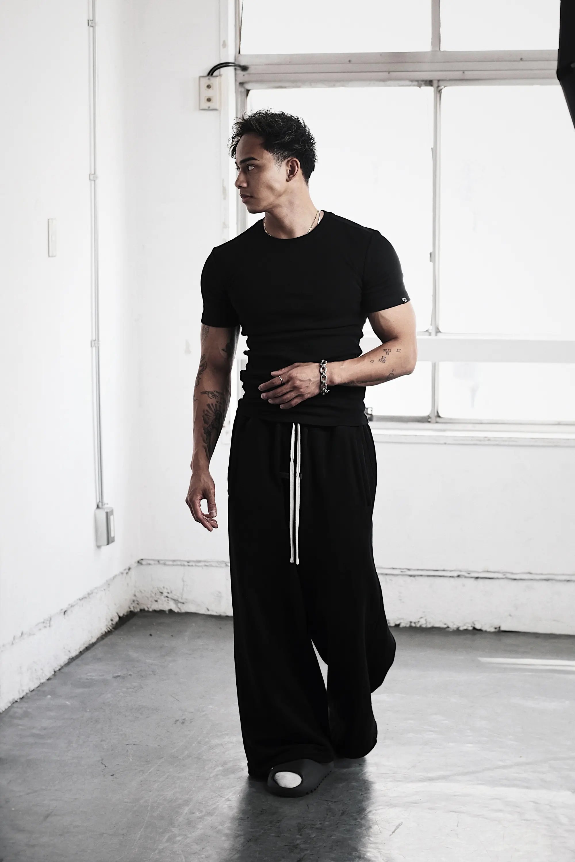 Pvot Muscle Rib T-Shirts (Black)