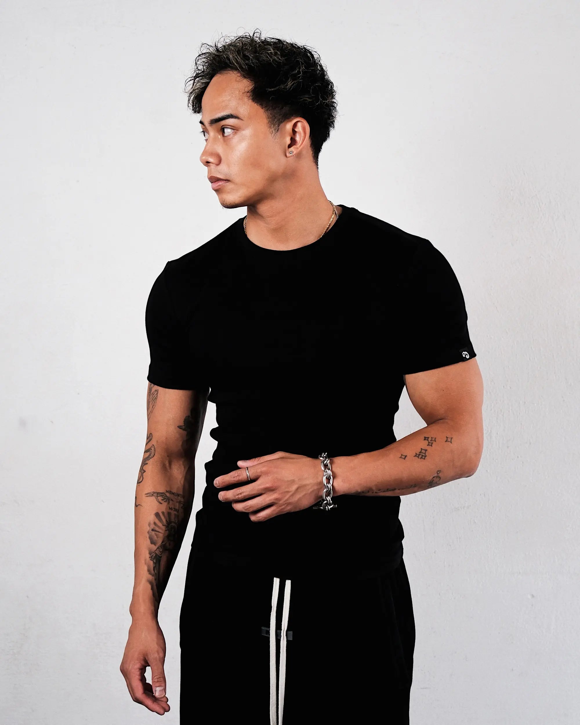Pvot Muscle Rib T-Shirts (Black)