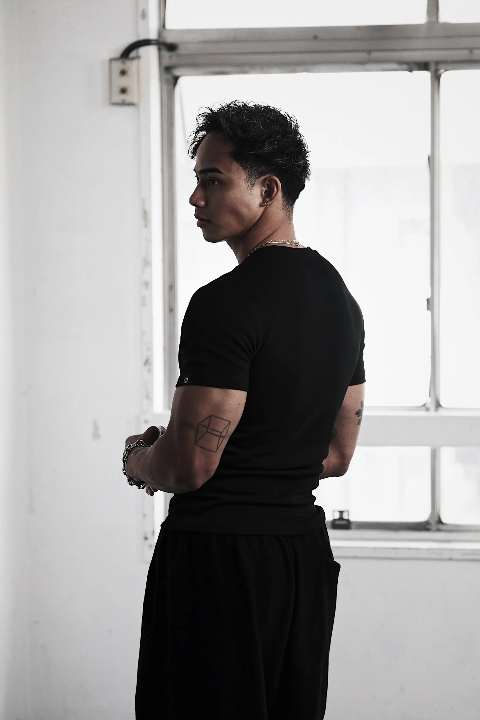Pvot Muscle Rib T-Shirts (Black)