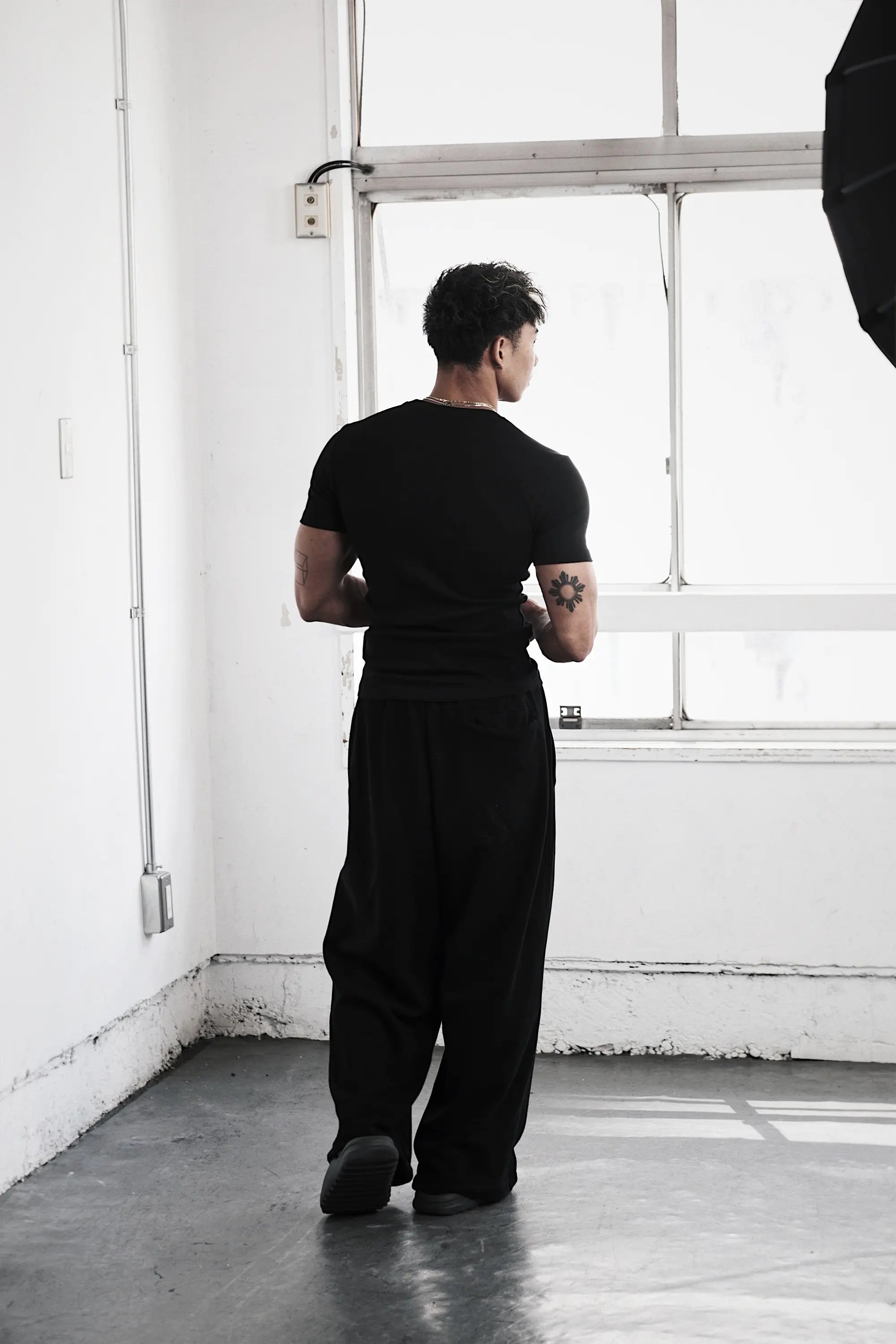 Pvot Muscle Rib T-Shirts (Black)