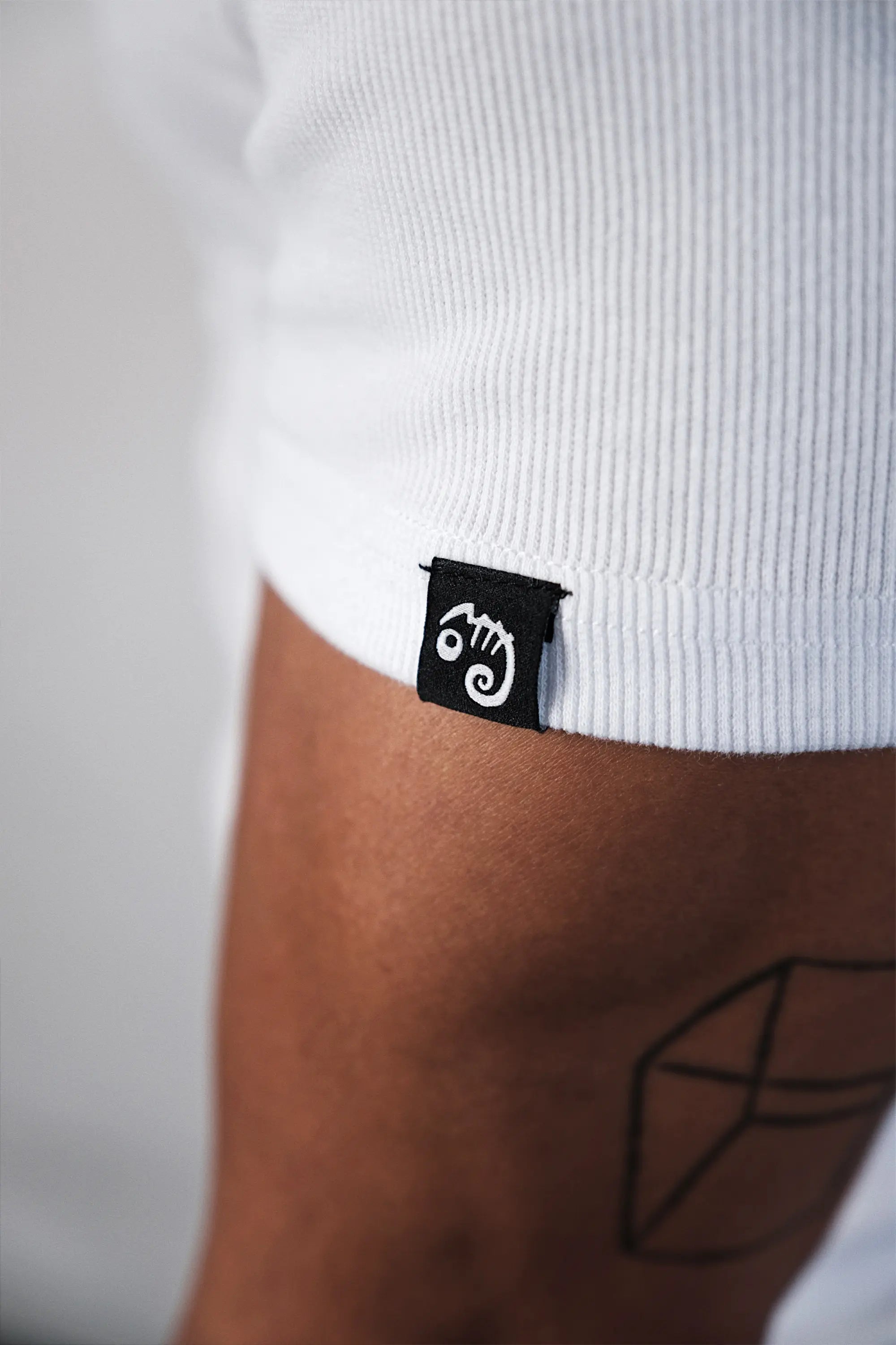 Pvot Muscle Rib T-Shirts (White)