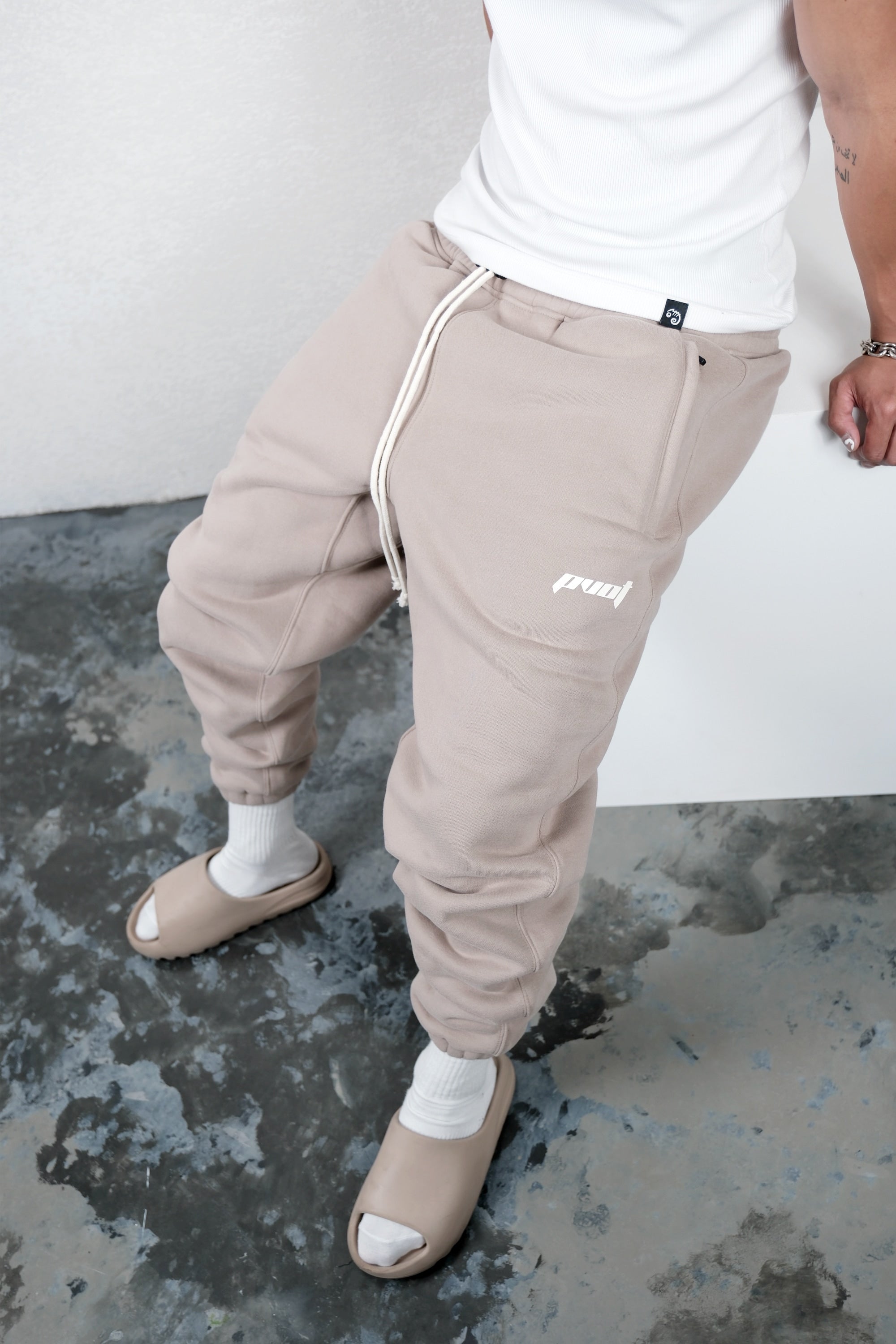 Pvot "OG" Sweat Pants (Sand Beige)