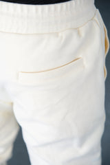 Pvot Premium Stretch Sweat Pants (Cream)