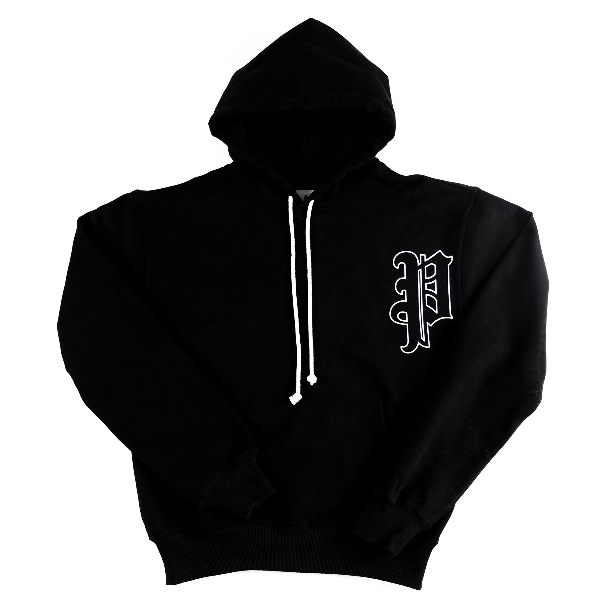 "Privé" Premium Logo Hoodie (Black / White)