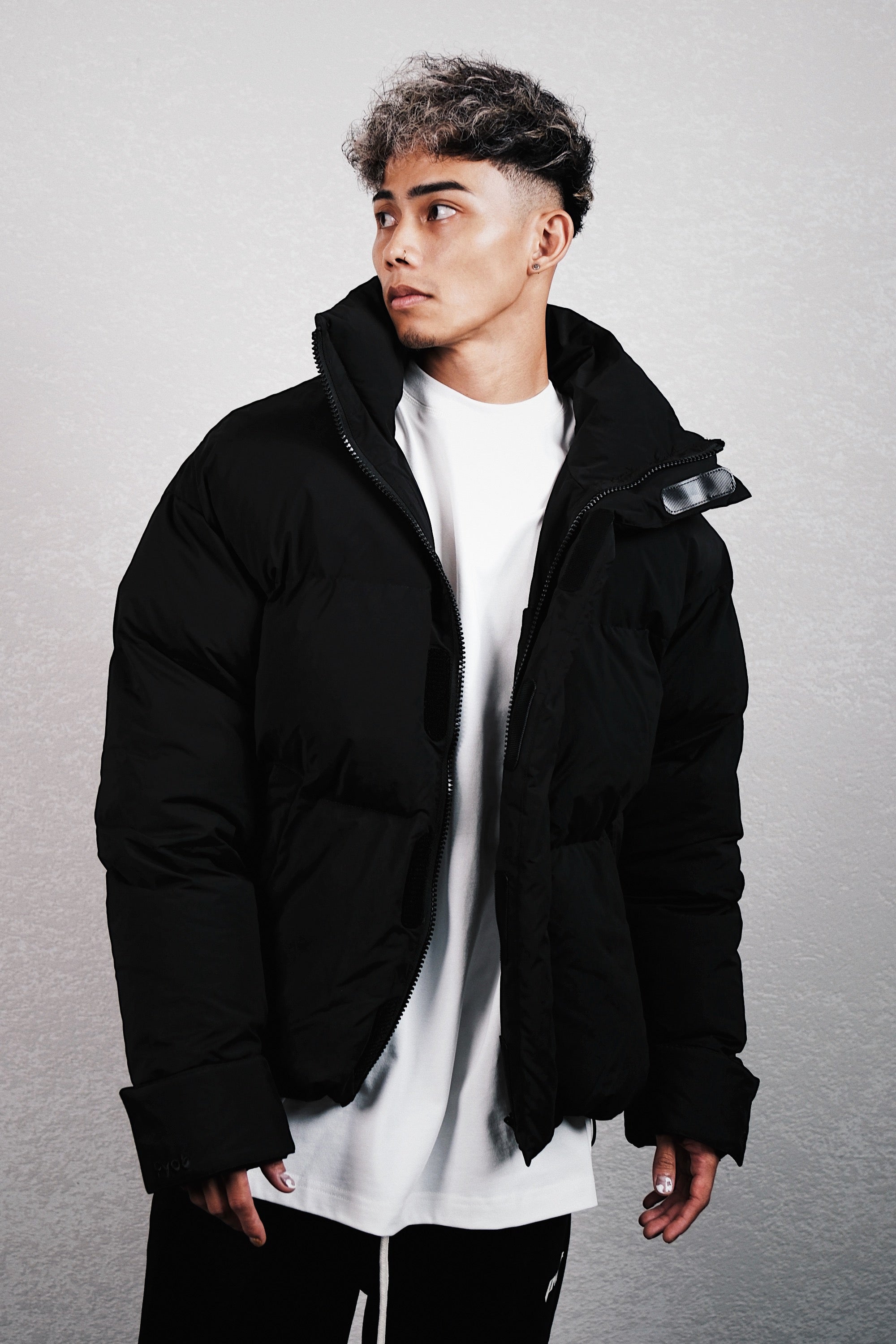 Pvot Premium Puffer Jacket (Black)