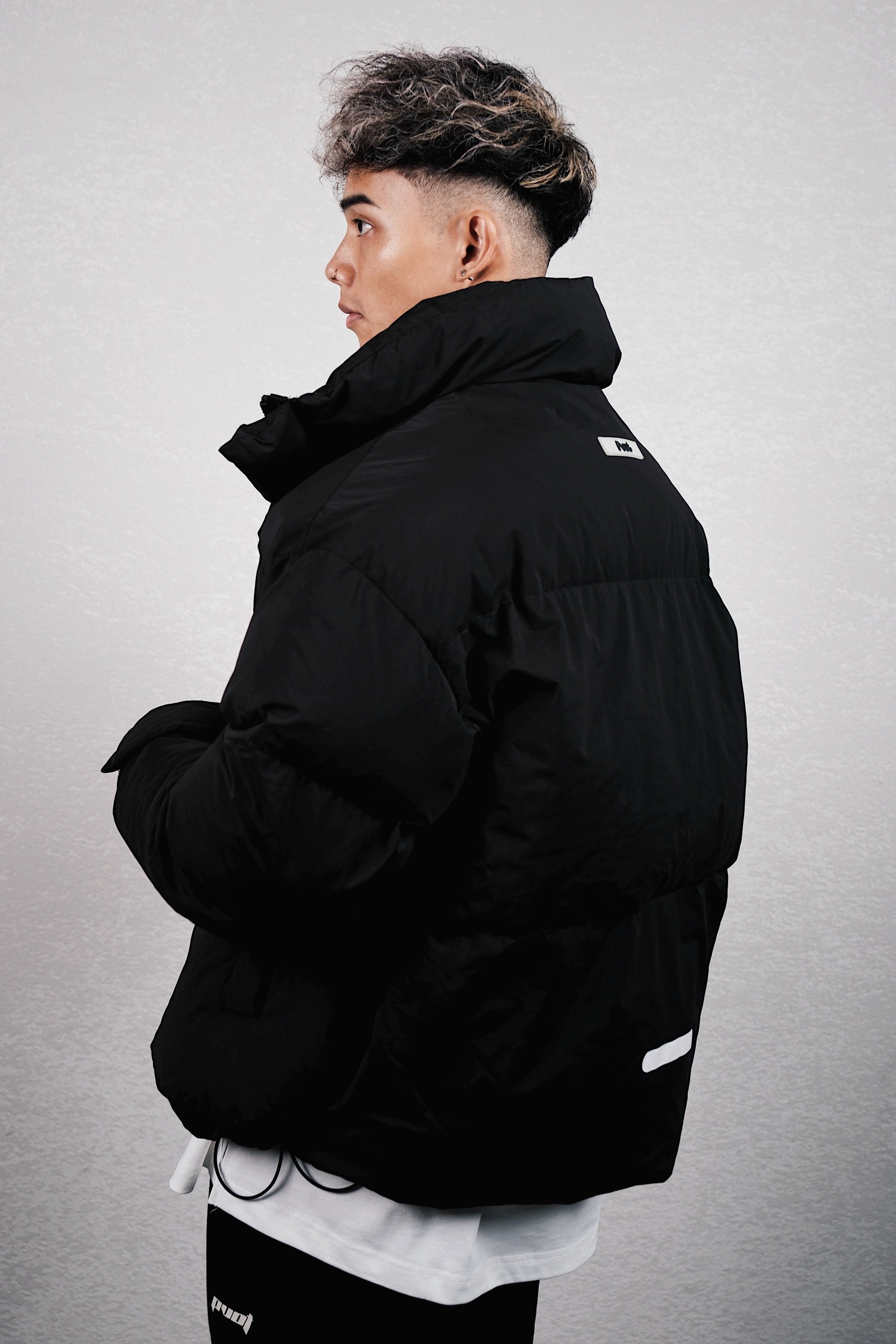 Pvot Premium Puffer Jacket (Black)