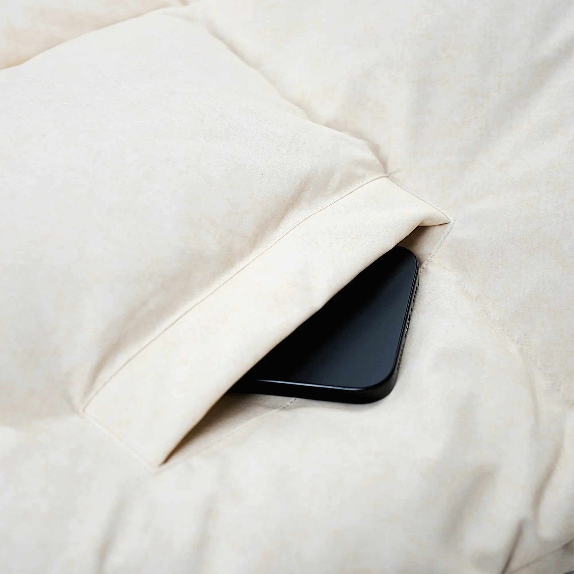 Pvot Premium Puffer Jacket (Dyed Cream)