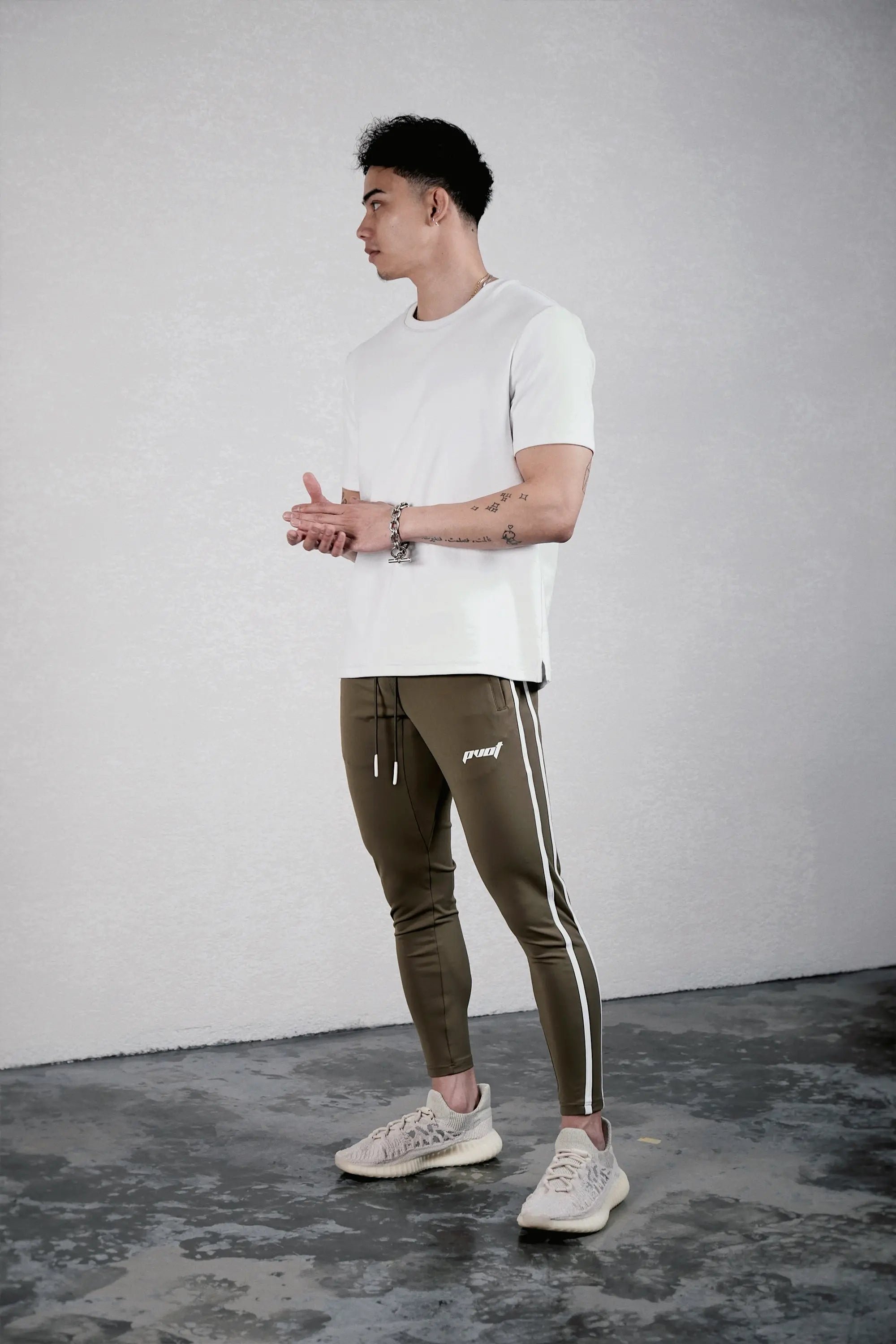 Pvot Athletic L-Stretch Jogger Pants (Army Green) - Pvot Apparel