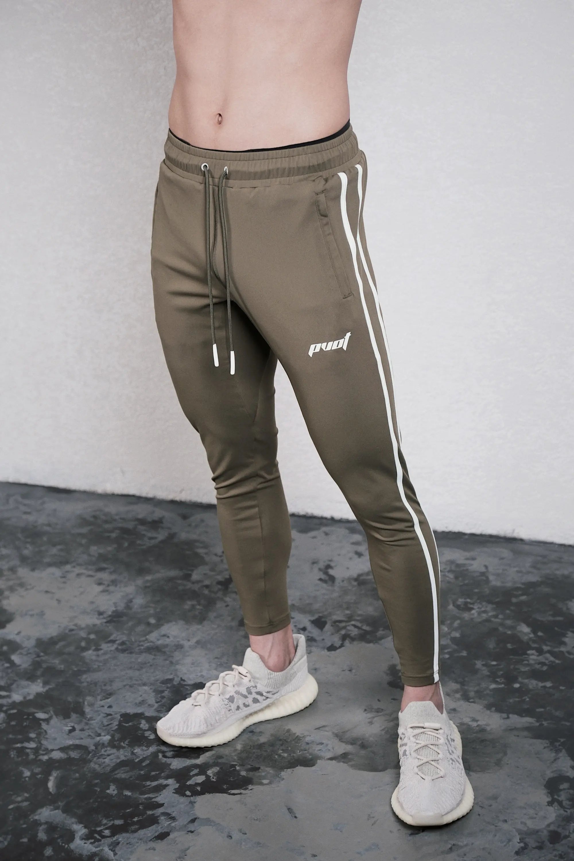 Pvot Athletic L-Stretch Jogger Pants (Army Green) - Pvot Apparel