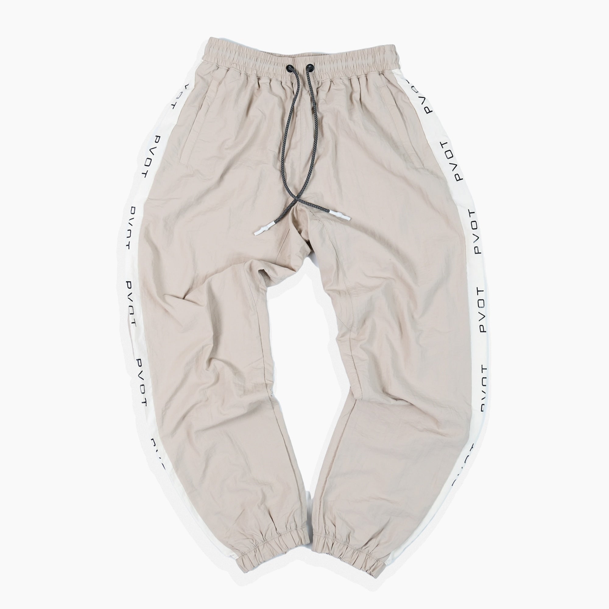 Pvot SL Nylon Pants (Beige / White)