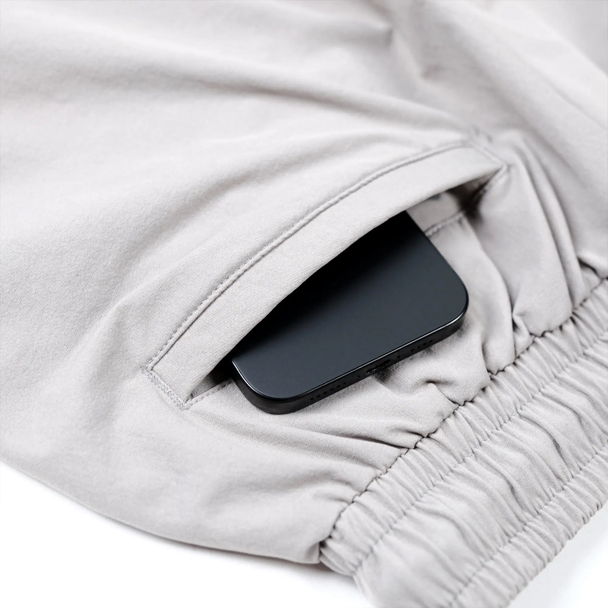 Pvot "Solitude" Stretch Cargo Jogger Pants (Light Gray)