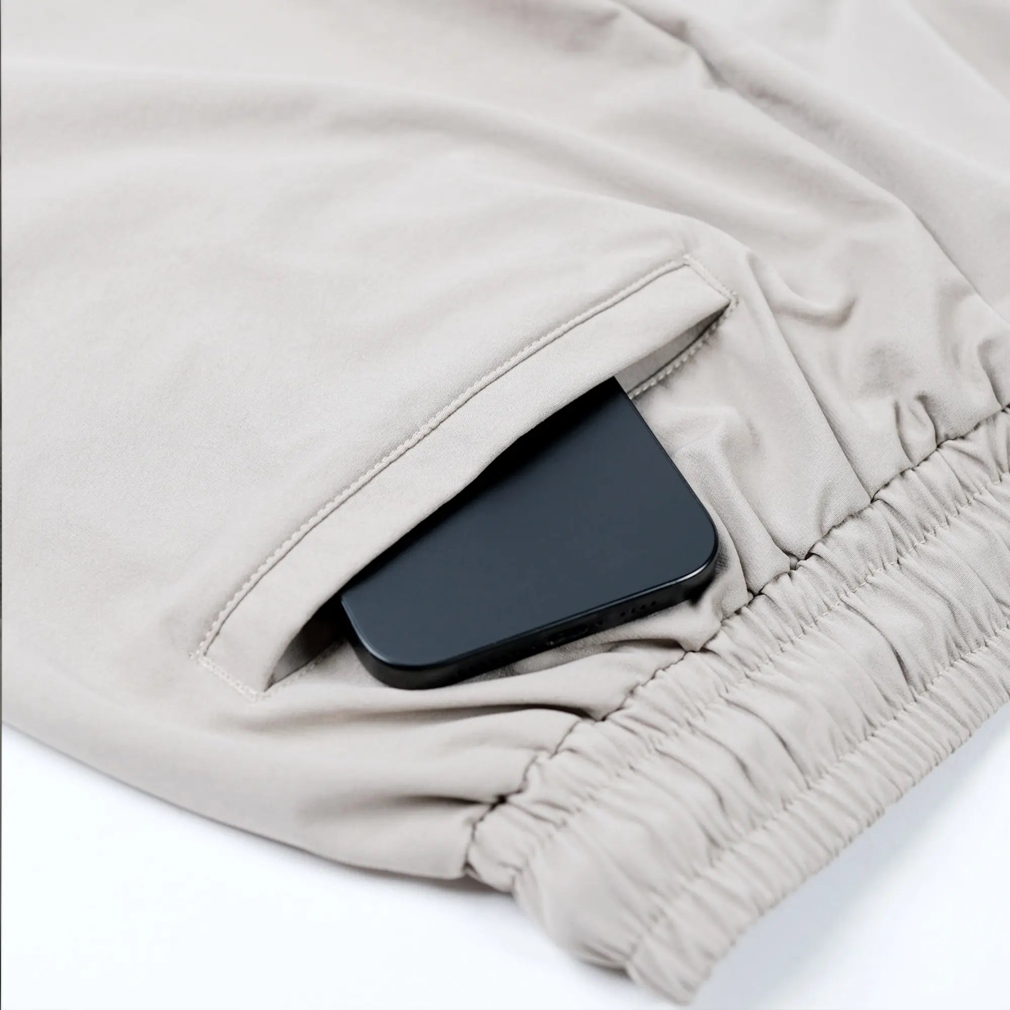 Pvot "Solitude" Stretch Cargo Jogger Pants (Stone Beige)