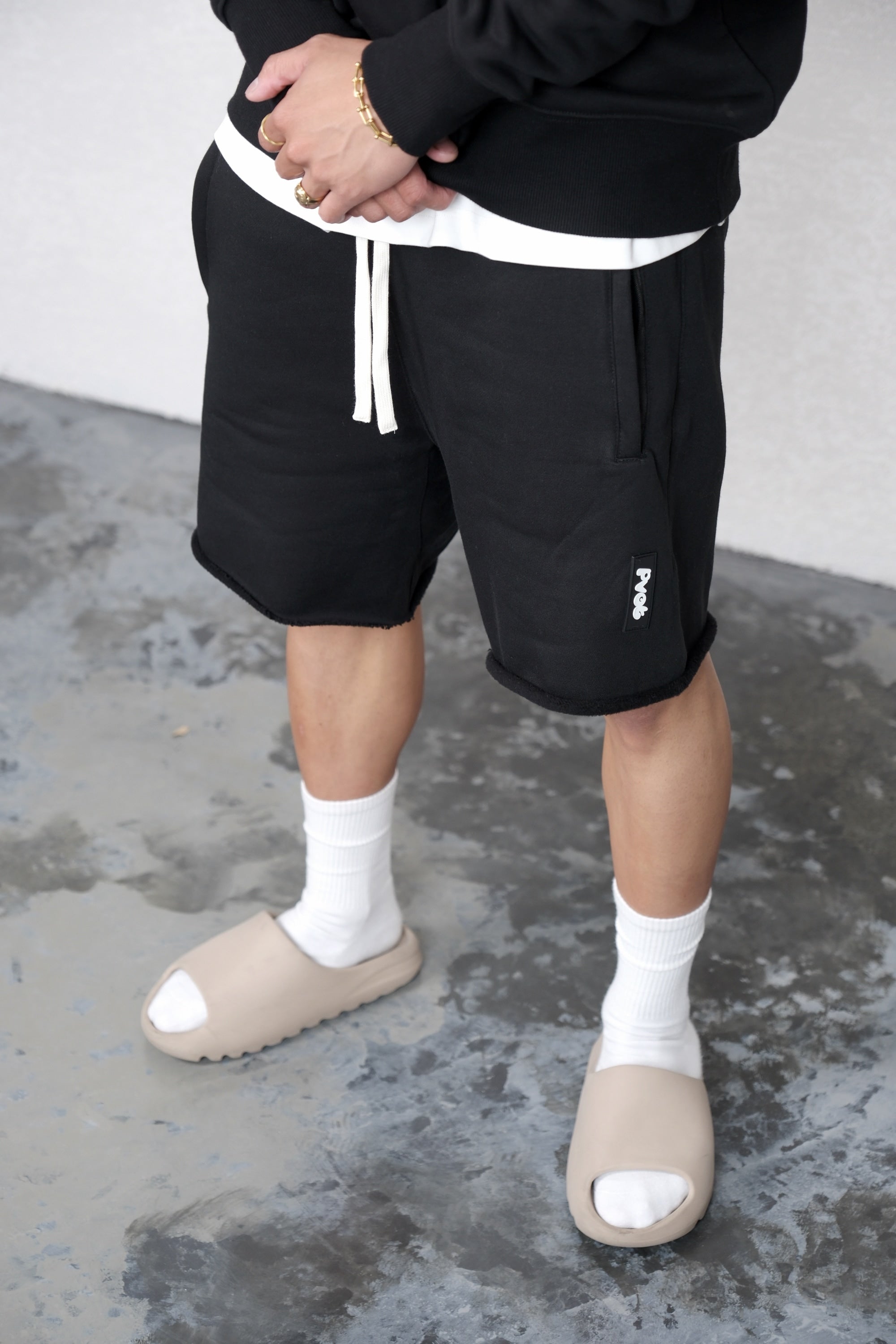 Pvot Sweat Shorts Ver.2 (Black)
