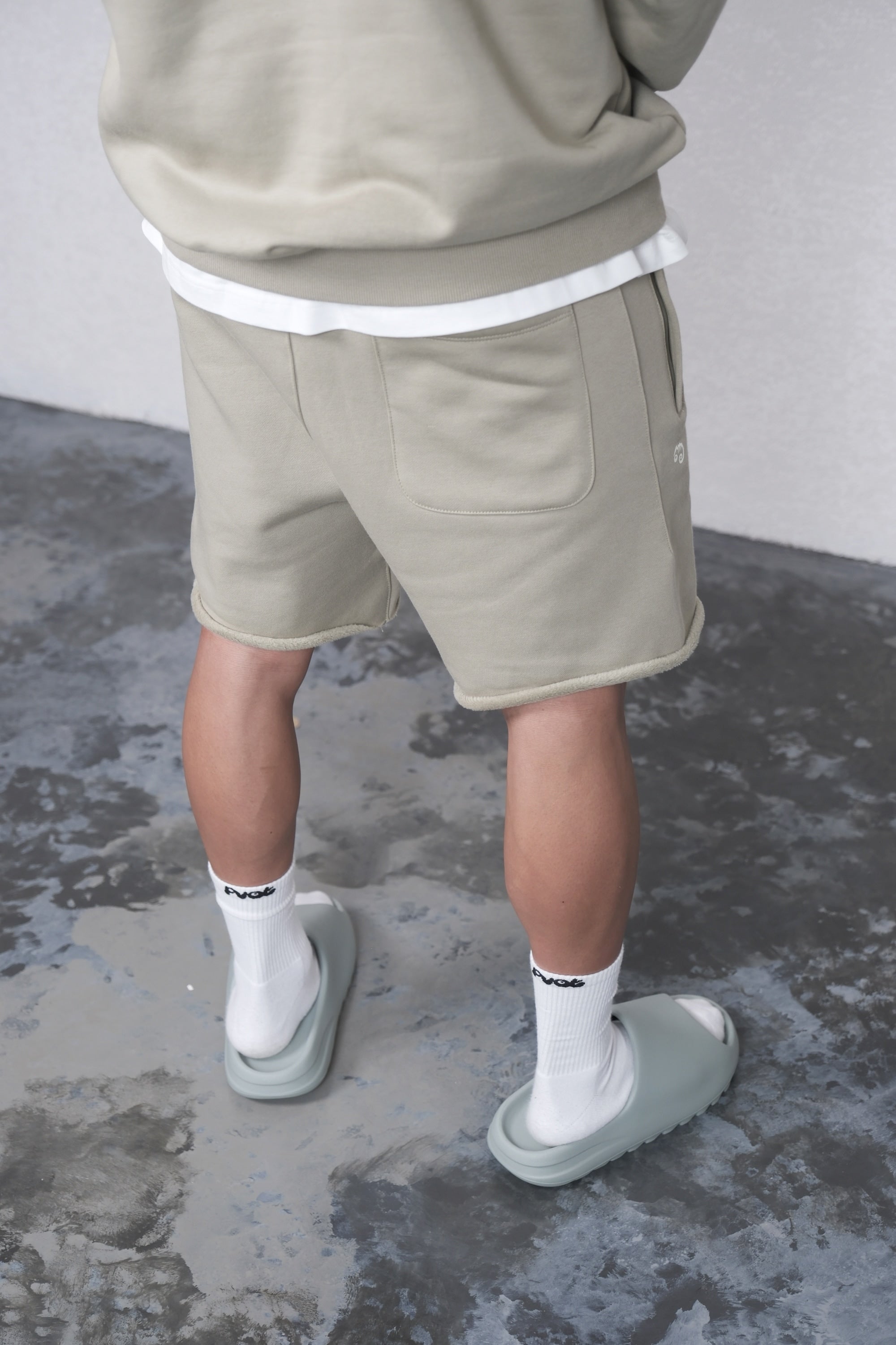 Pvot Sweat Shorts Ver2 (Pastel Olive)