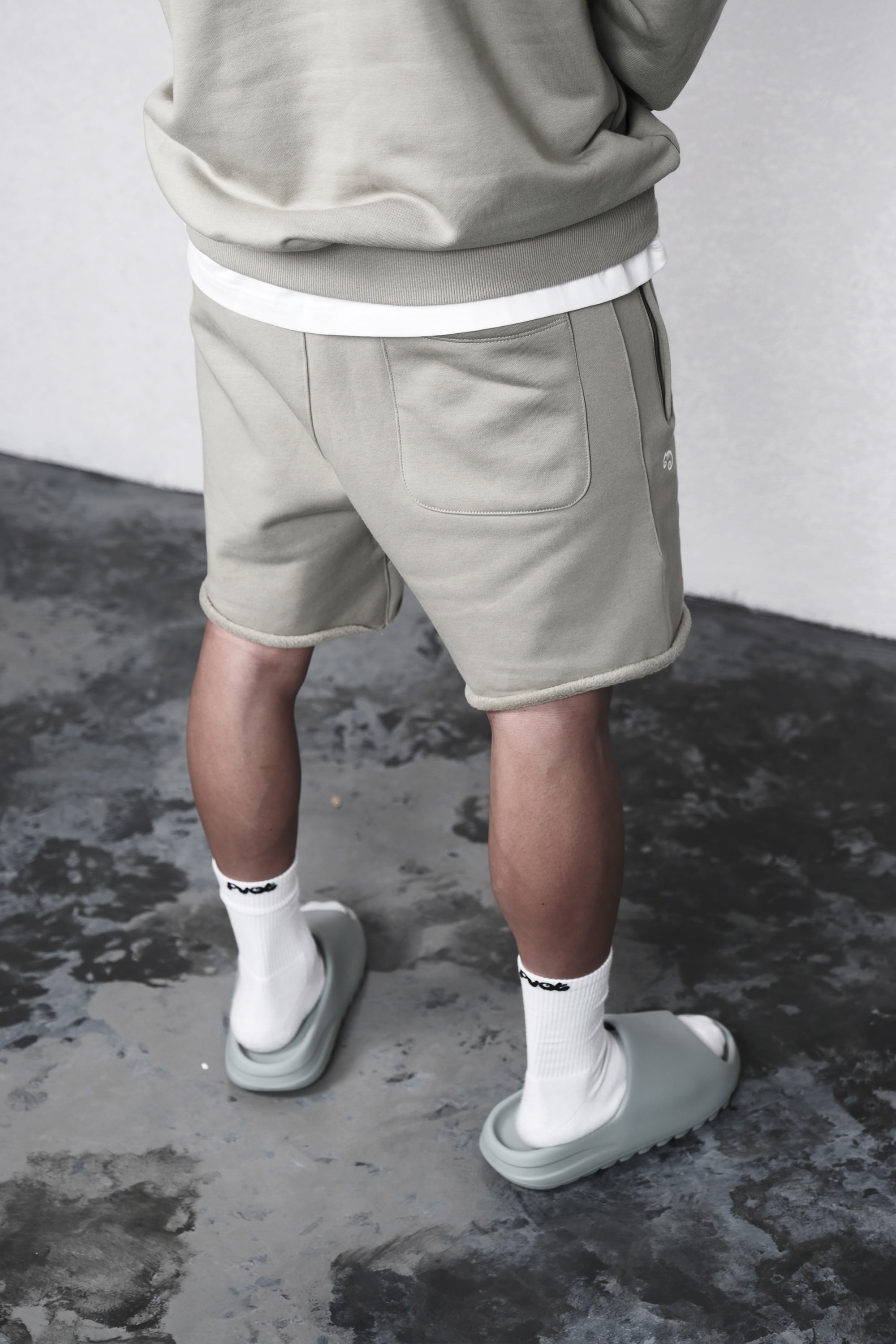 Pvot Sweat Shorts Ver2 (Pastel Olive)