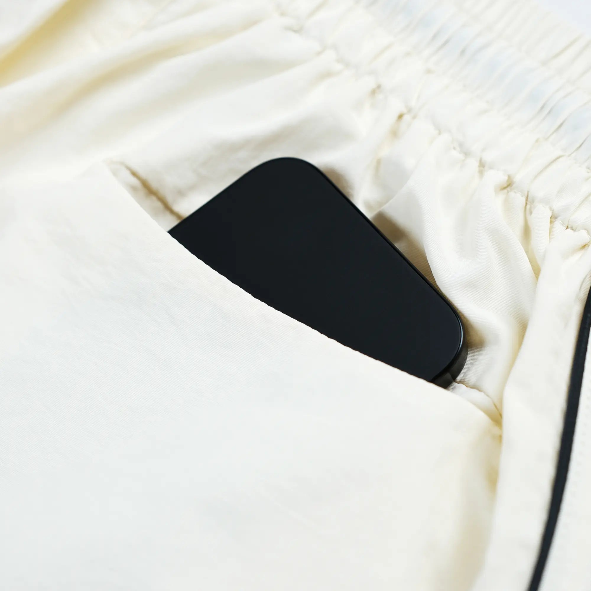 Pvot "Volux" Ref-Wide Nylon Shorts (Bone White)