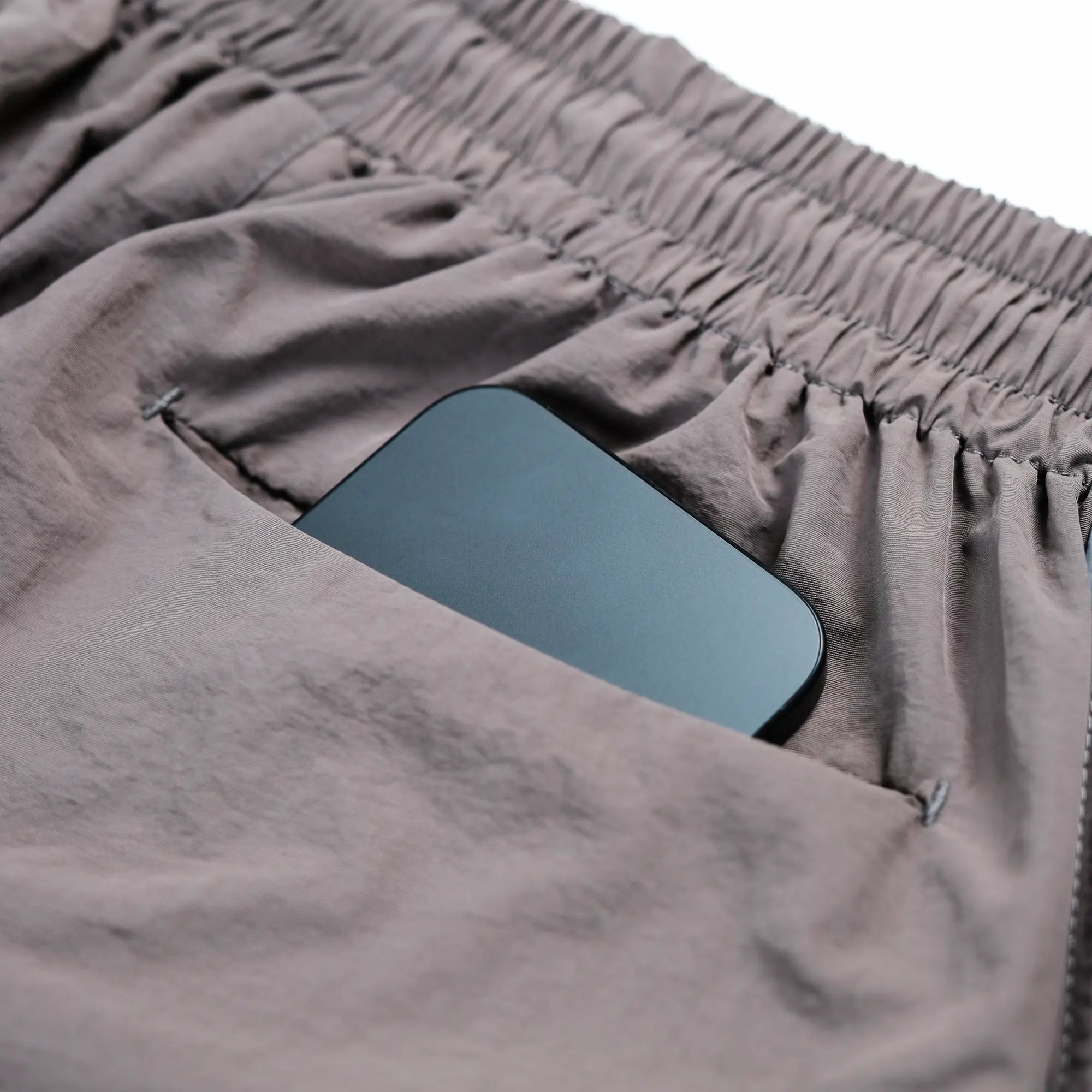 Pvot "Volux" Ref-Wide Nylon Shorts (Dust Charcoal)