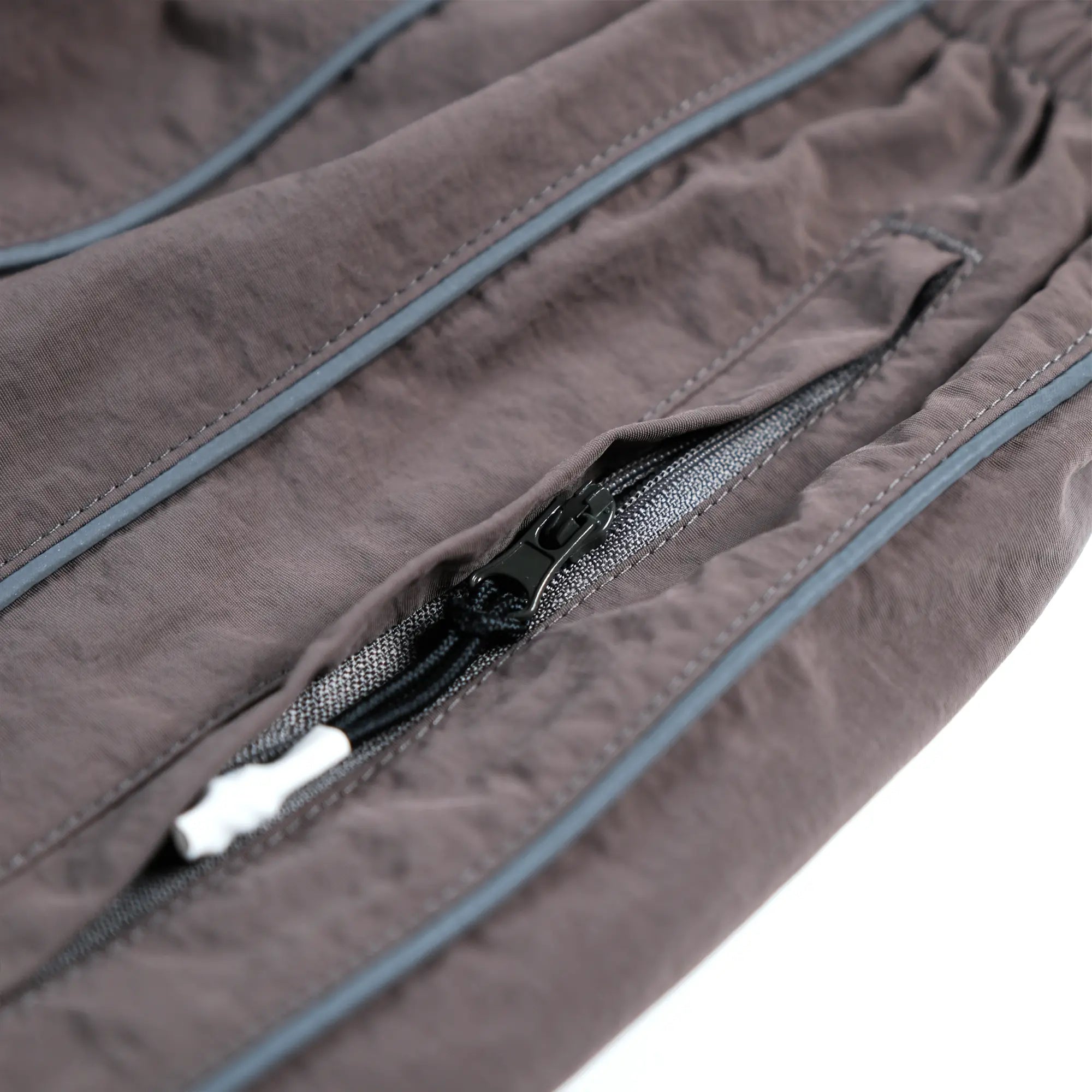 Pvot "Volux" Ref-Wide Nylon Shorts (Dust Charcoal)