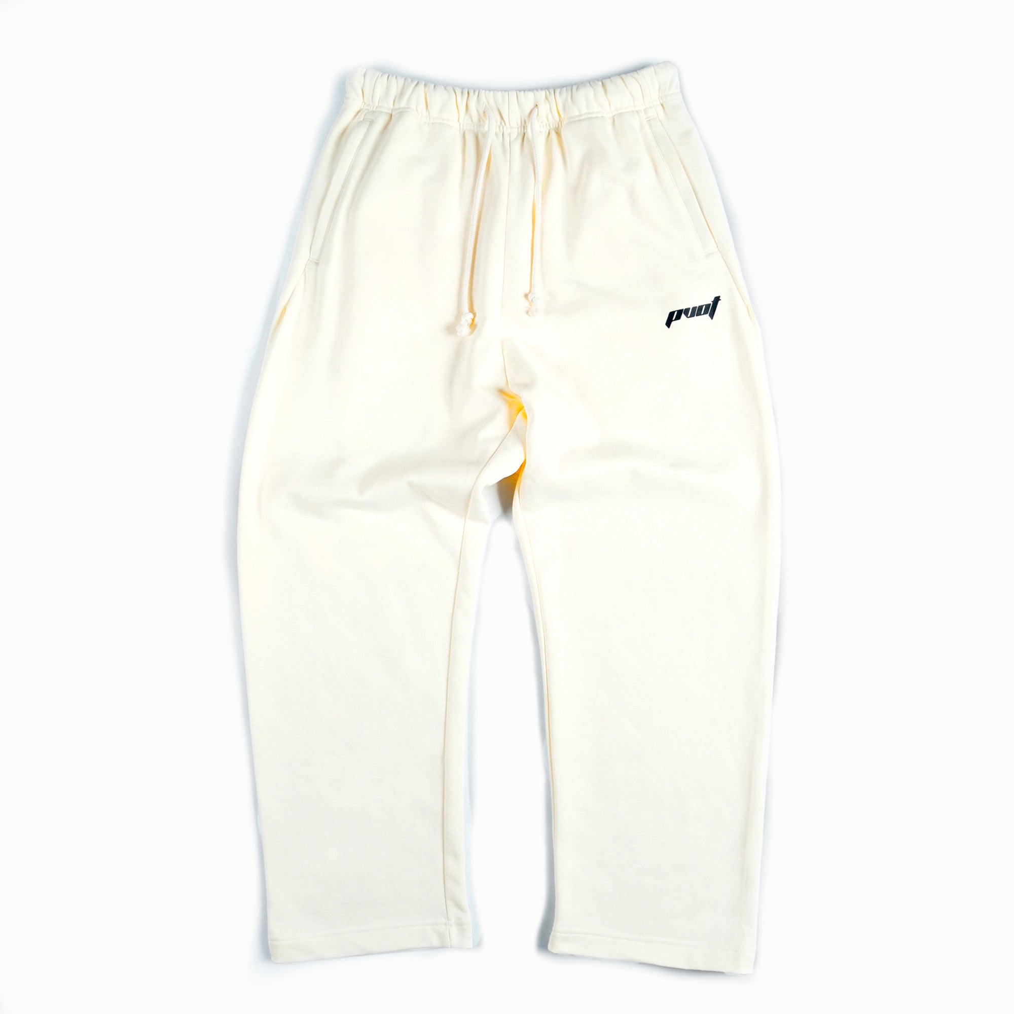 Pvot Athletic Wide Sweat Pants (Cream)