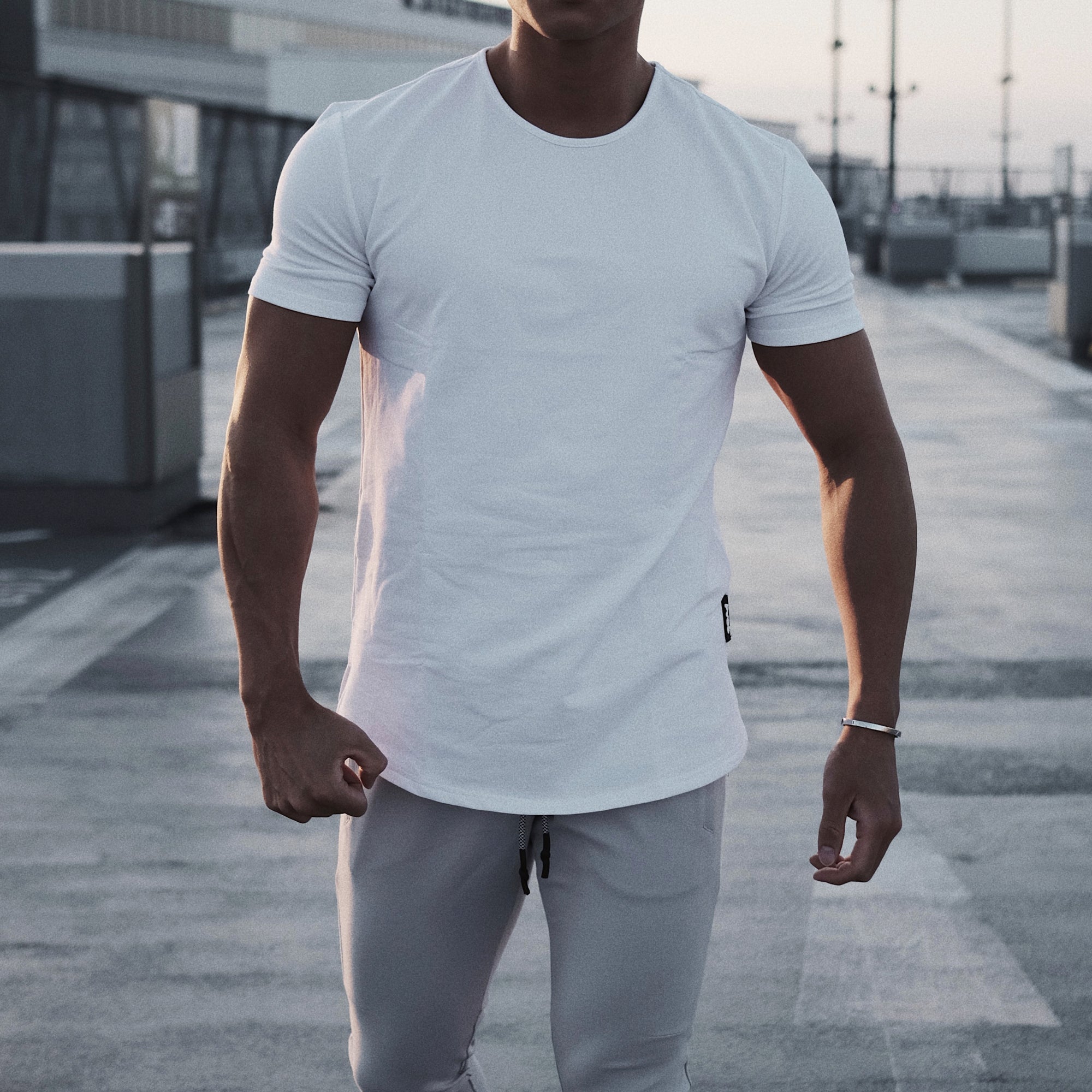 Pvot Premium Athleisure T-shirts (White)