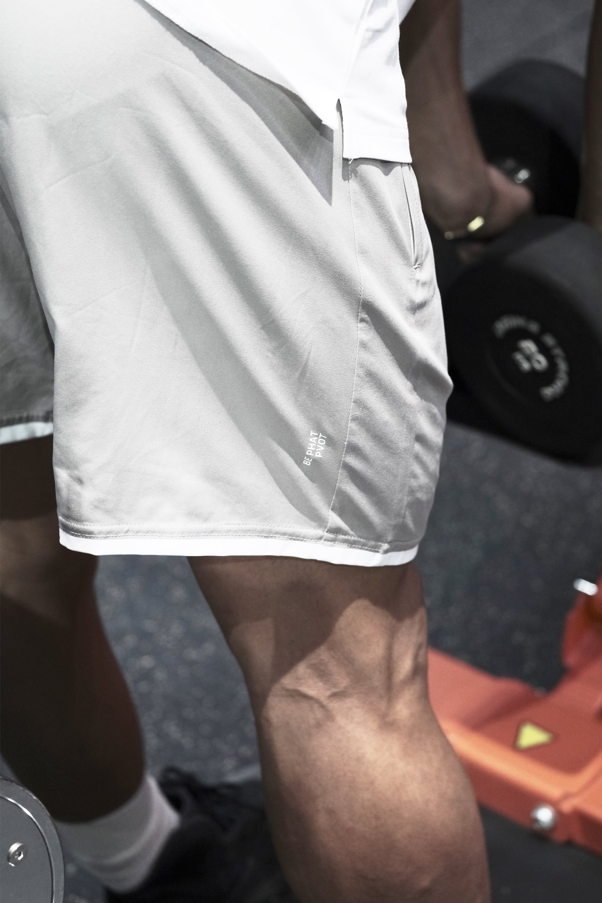 Pvot Athleisure Nylon Shorts (Gray)