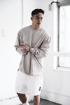 Pvot Over-Sized Long Sleeve T-Shirts (Sand Beige)