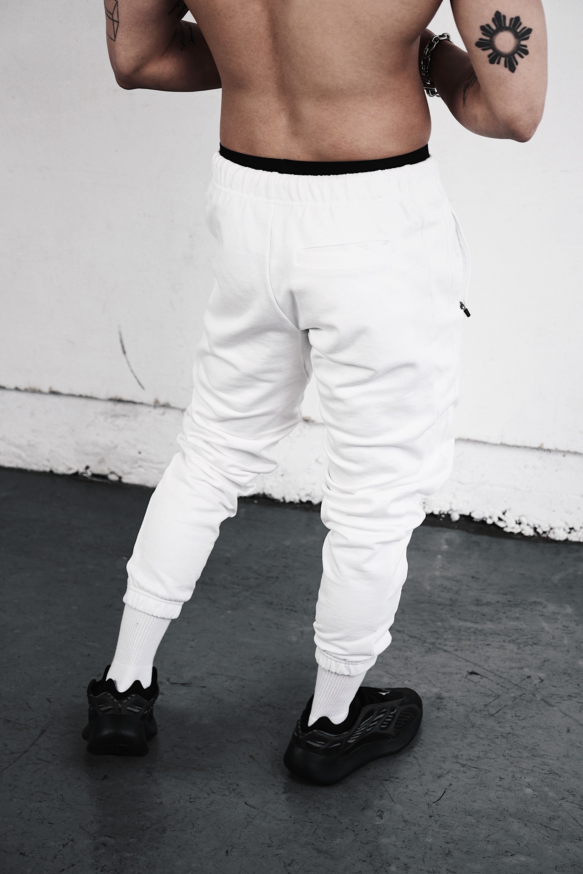 Pvot SR Sweat Jogger Pants (White)