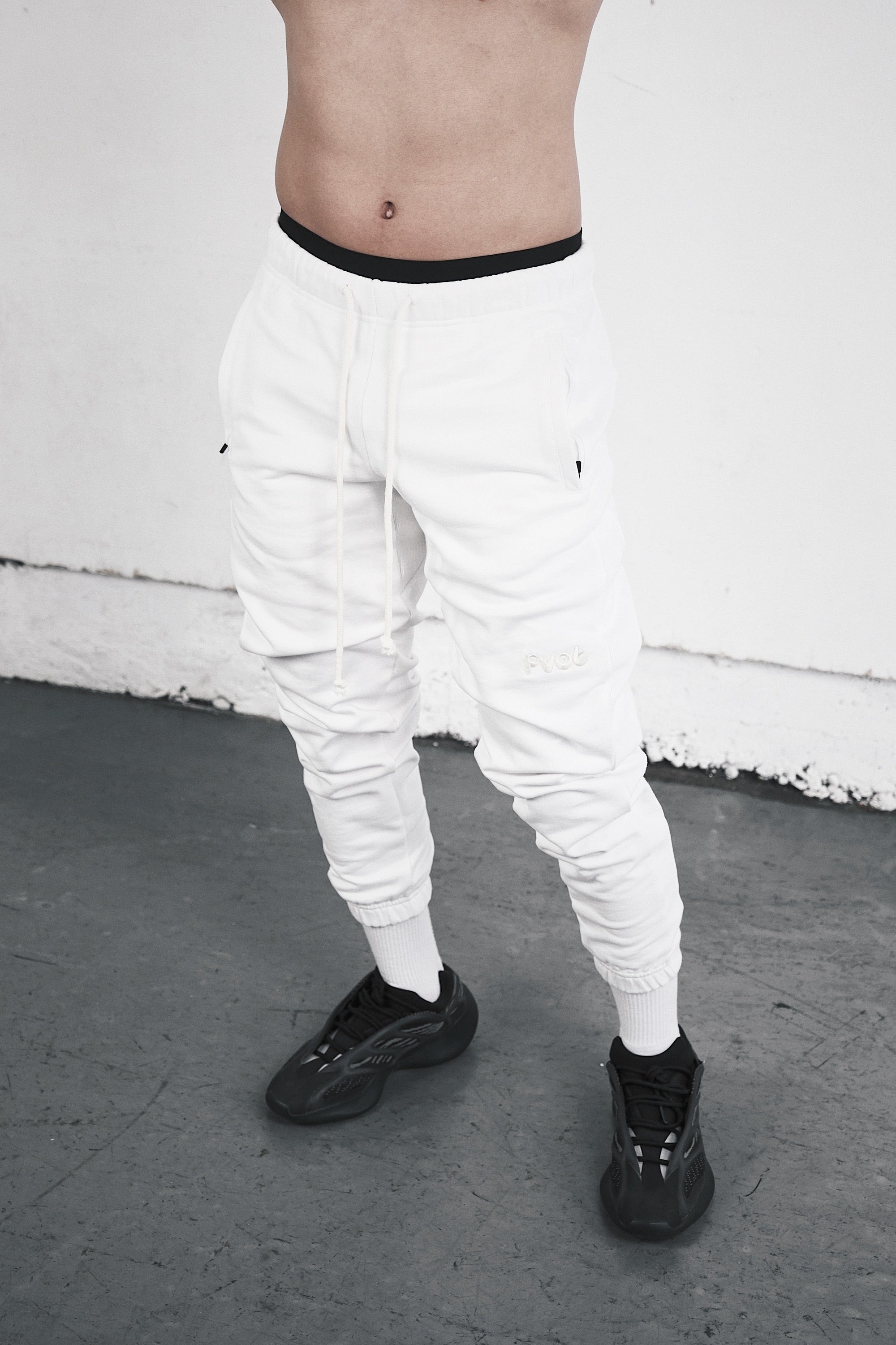 Pvot SR Sweat Jogger Pants (White)