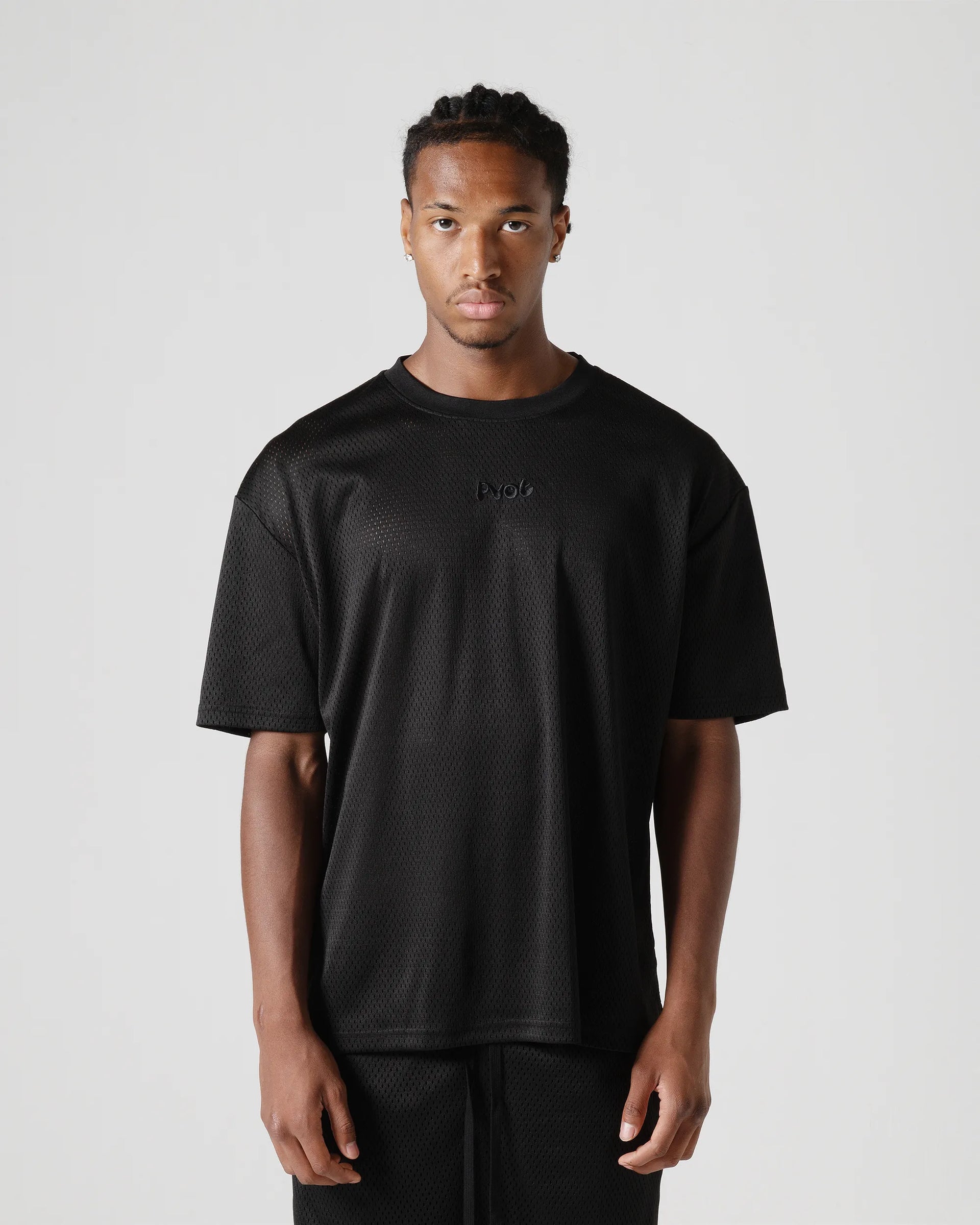 ウェア pvot MESH TANK(black) Pvot Core Mesh T-Shirts (Black)