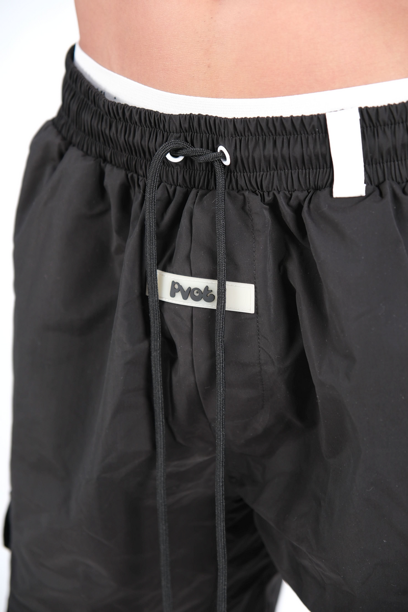 Pvot Premium Nylon Pants (Black)