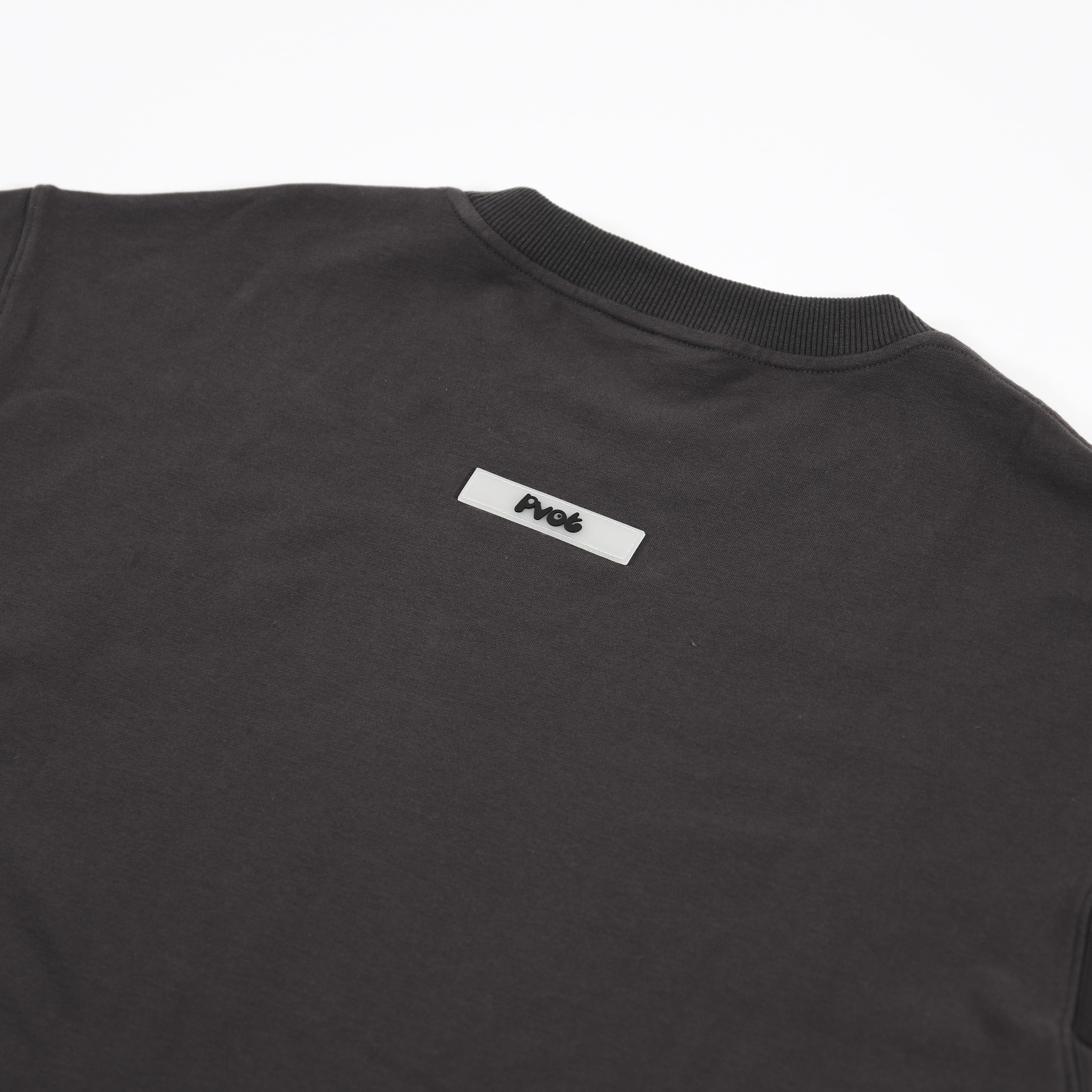 "Solitude" Over Sized T-Shirts (Dark Gray)