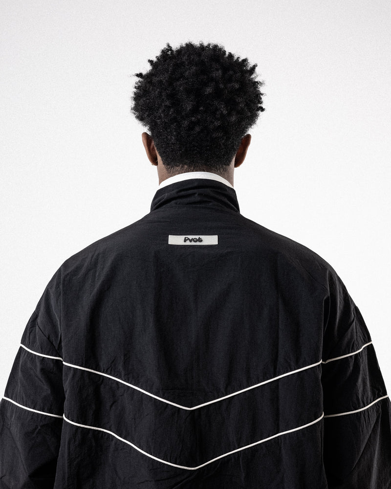 Pvot Athleisure Nylon Premium Line Jacket (Black)